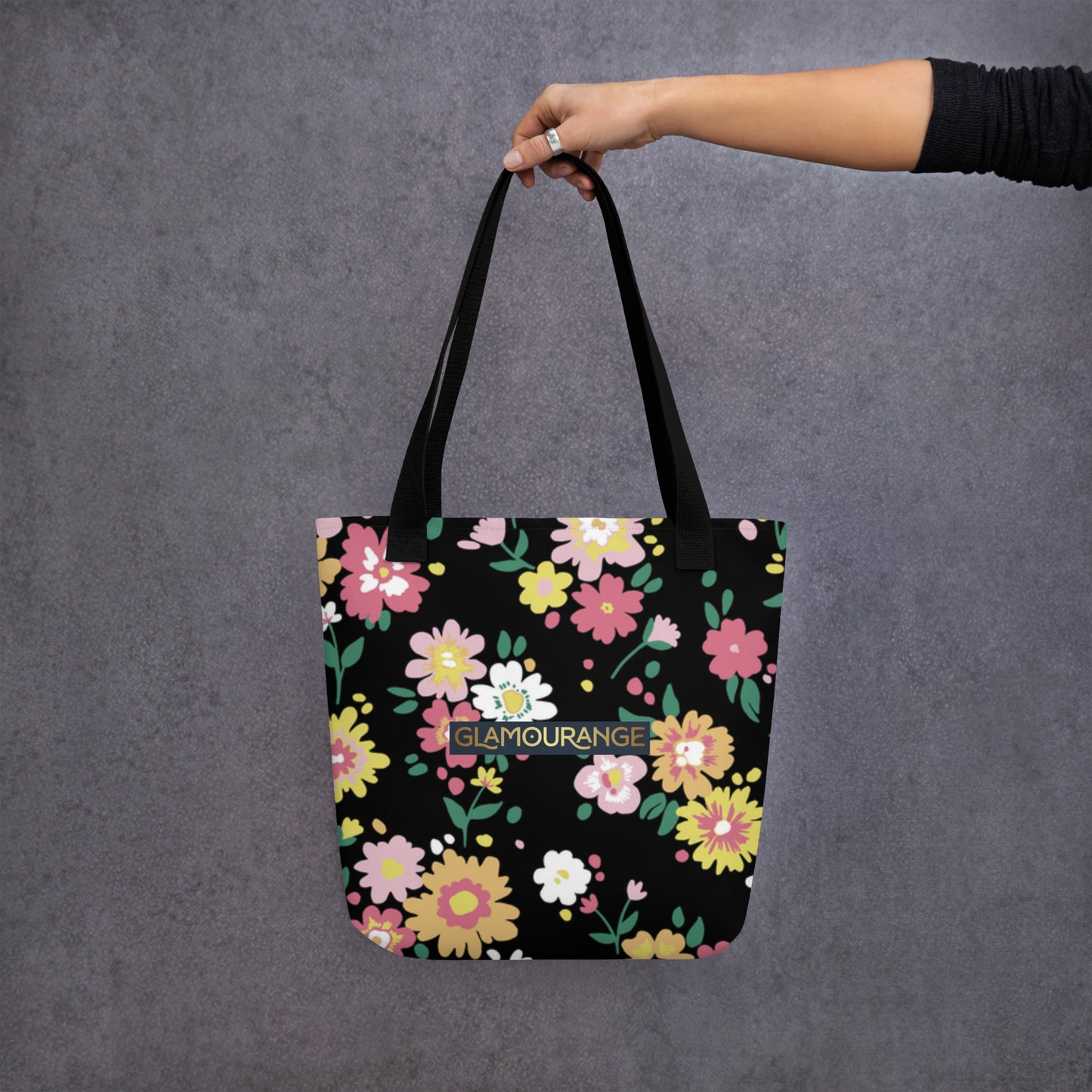 Tote Bag Women Designer (Flower Pattern 003)