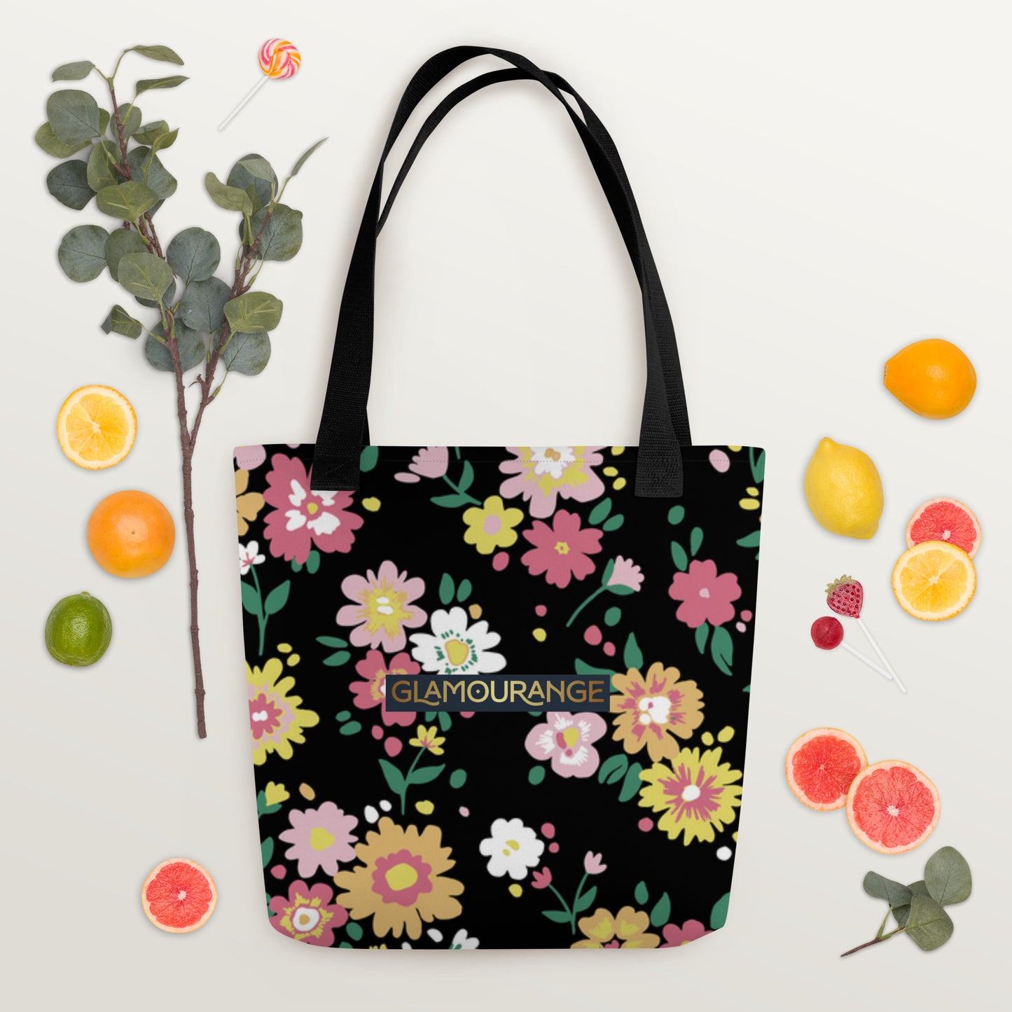 Tote Bag Women Designer (Flower Pattern 003)