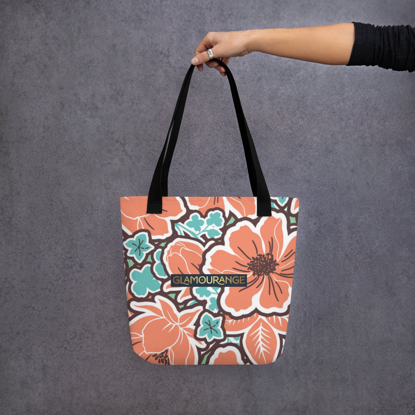 Tote Bag Women Designer (Flower Pattern 007)