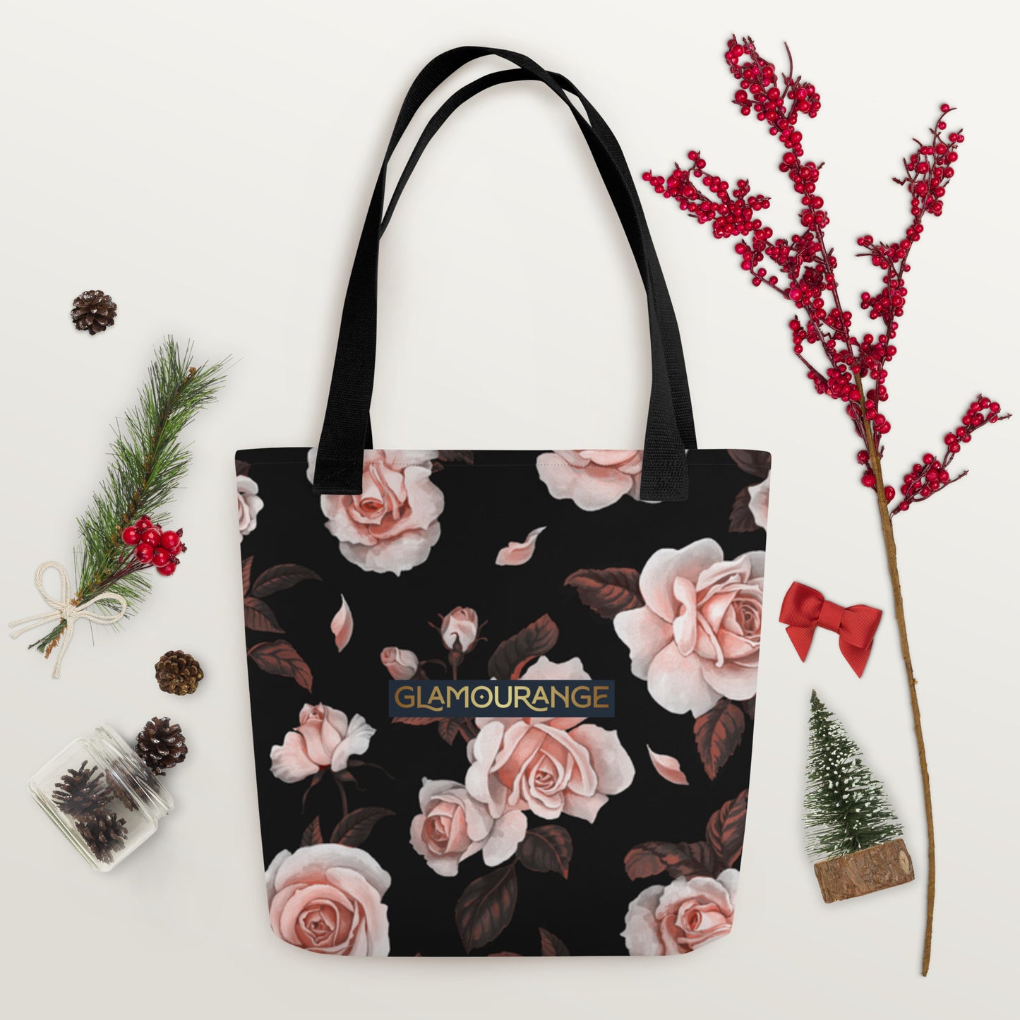 Tote Bag Women Designer (Flower Pattern 008)