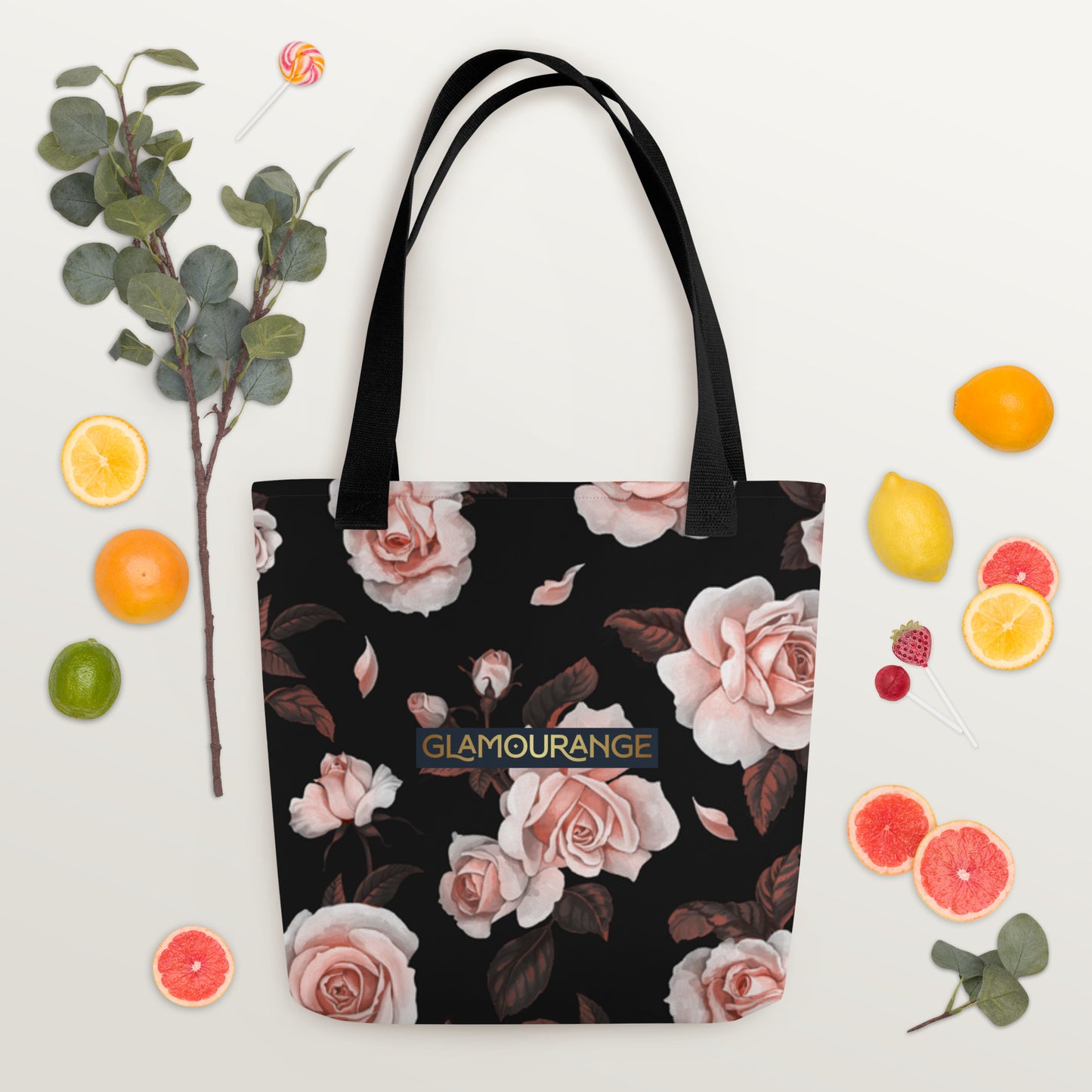 Tote Bag Women Designer (Flower Pattern 008)