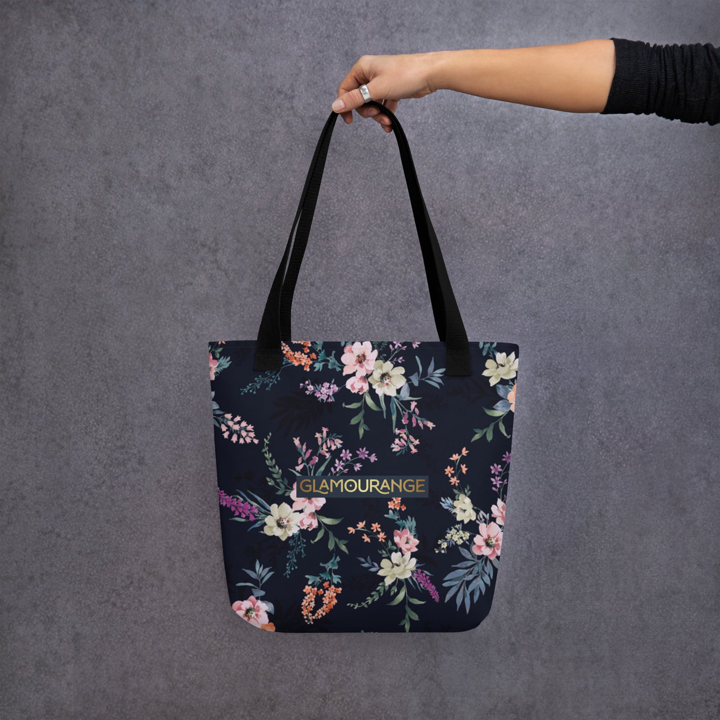 Tote Bag Women Designer (Flower Pattern 009)