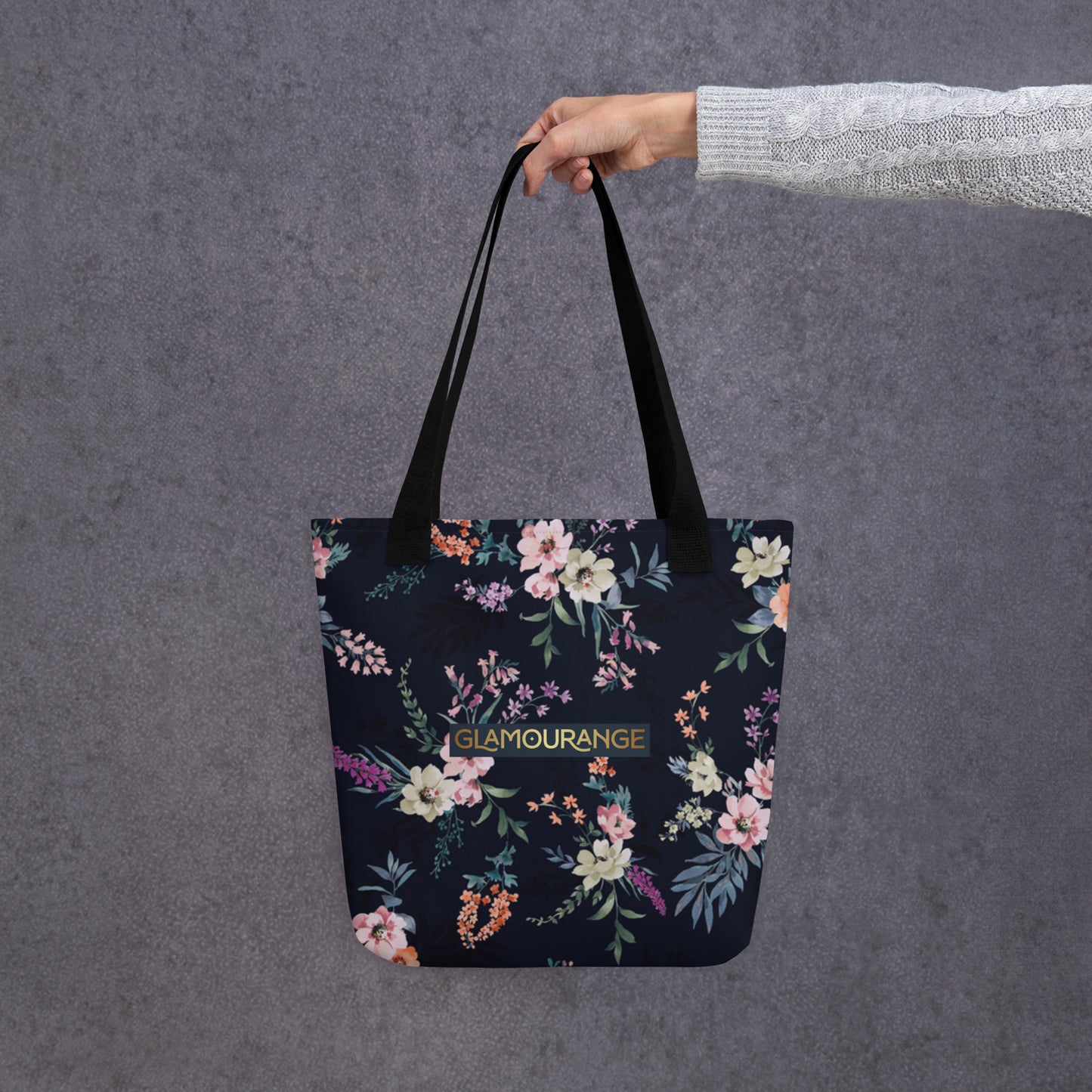 Tote Bag Women Designer (Flower Pattern 009)