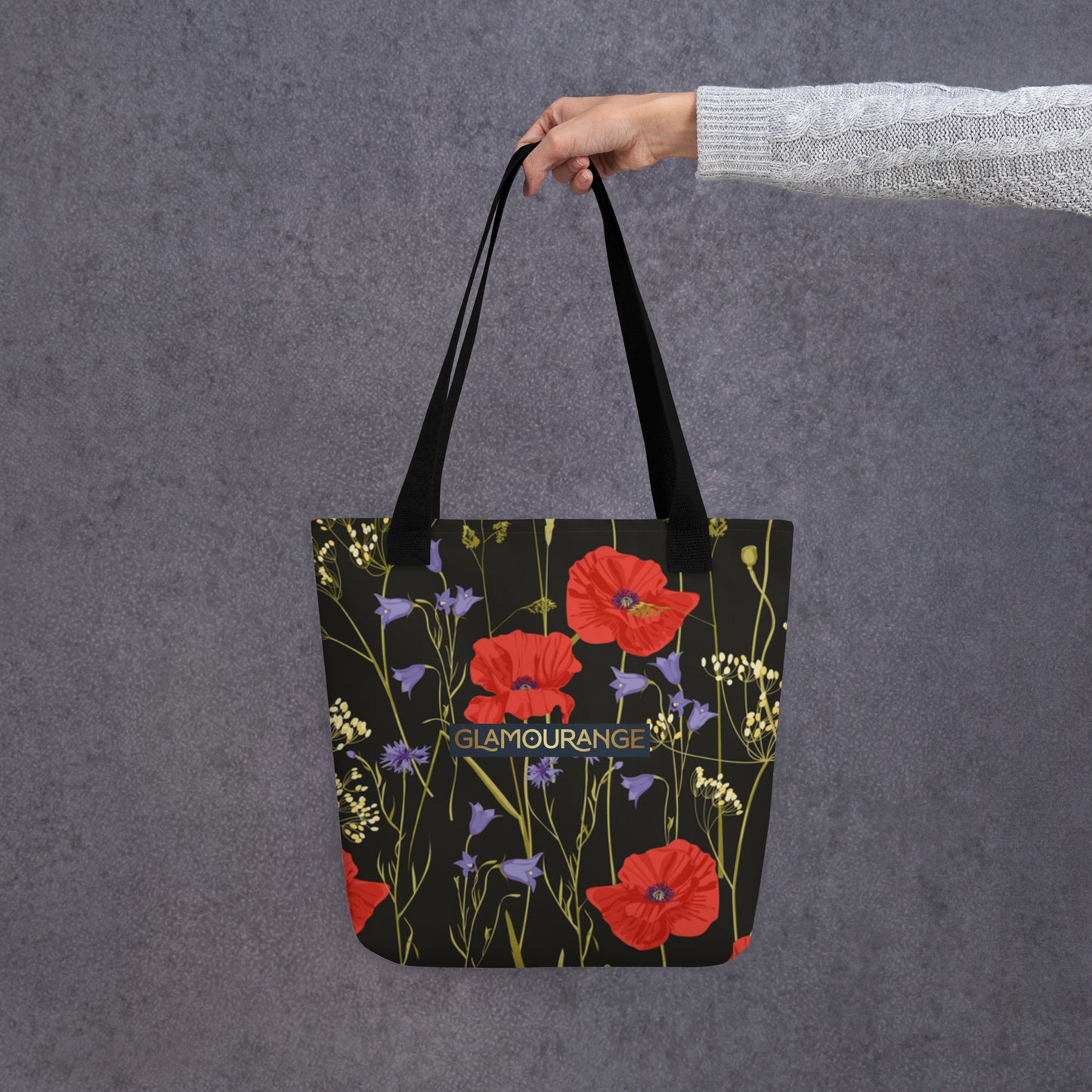 Tote Bag Women Designer (Flower Pattern 0010)