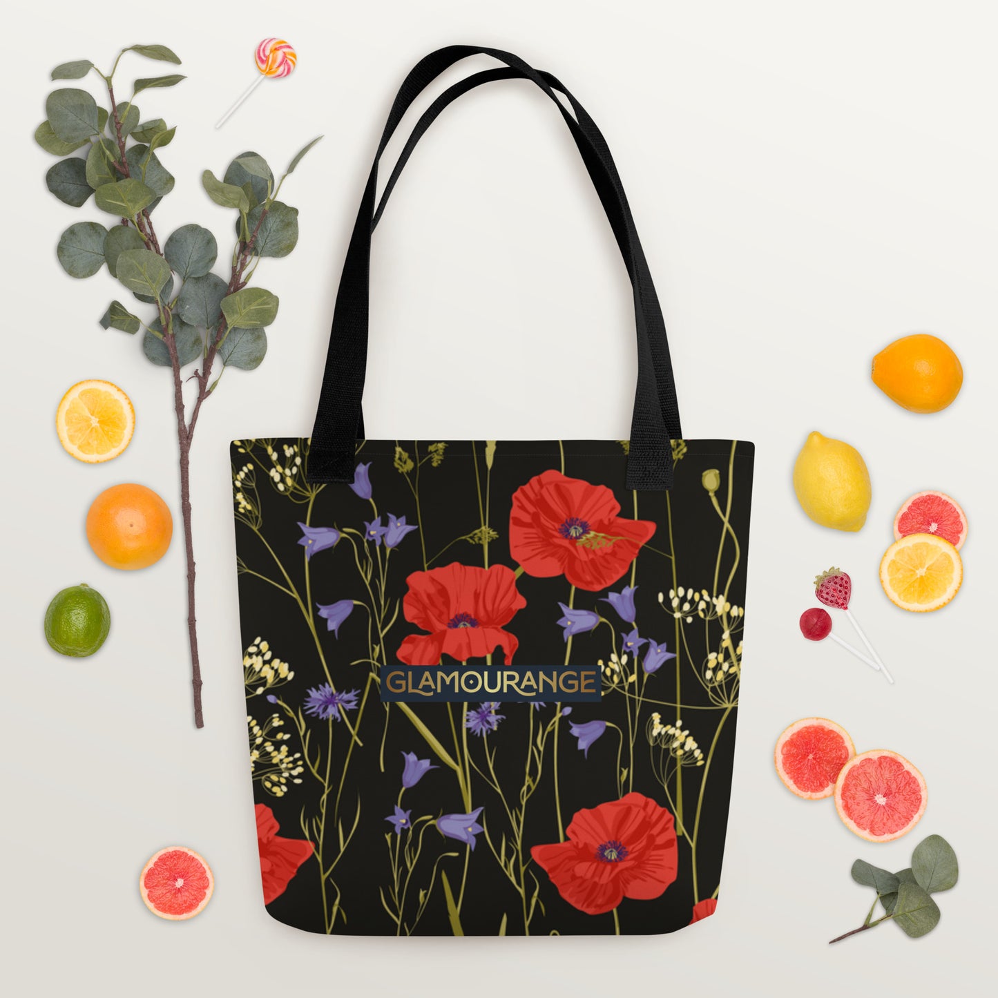 Tote Bag Women Designer (Flower Pattern 0010)