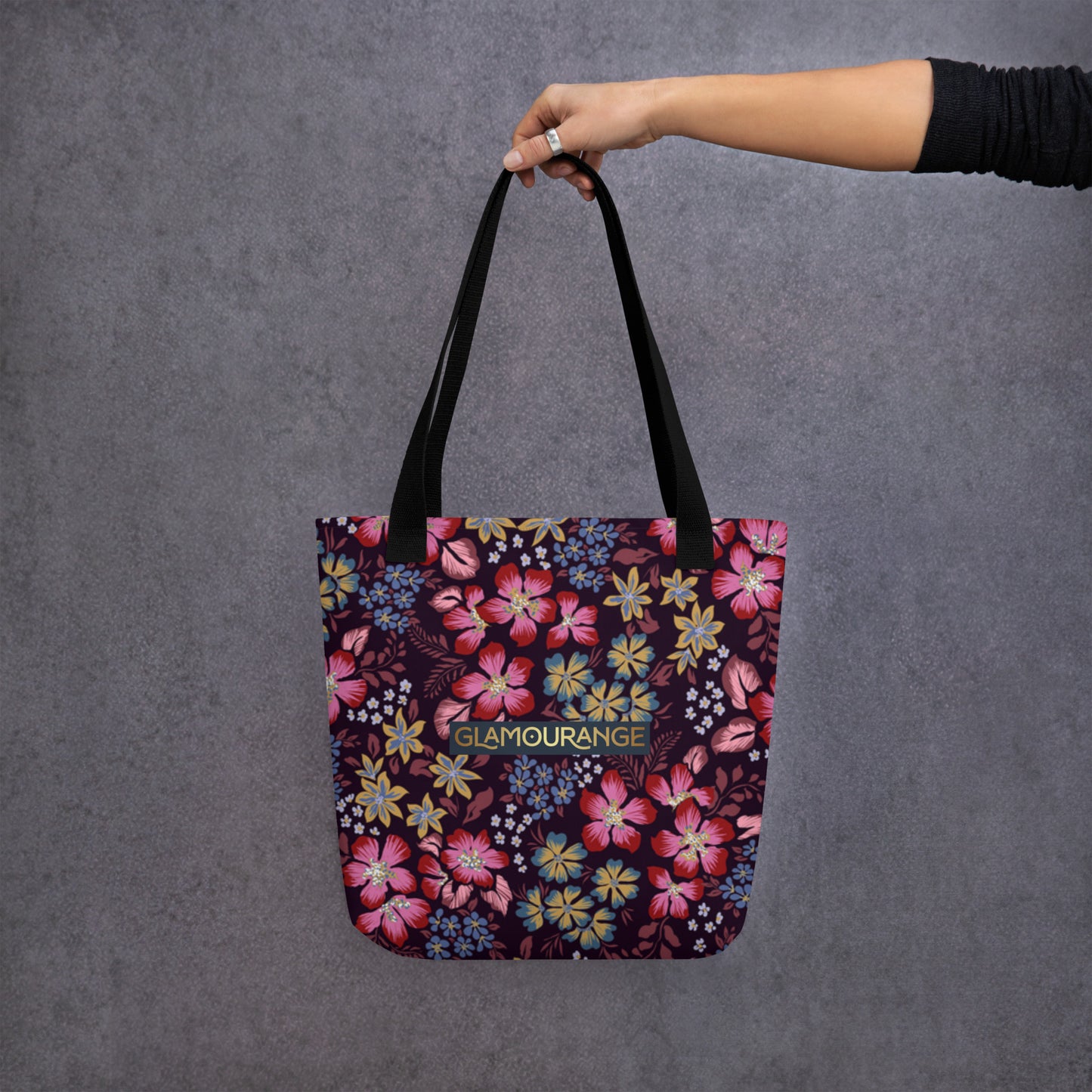 Tote Bag Women Designer (Flower Pattern 0011)