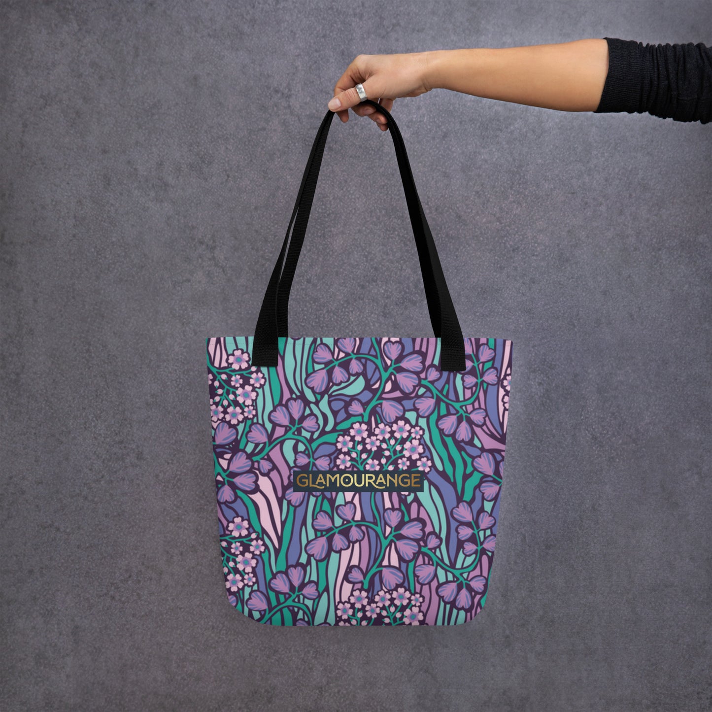 Tote Bag Women Designer (Flower Pattern 0013)