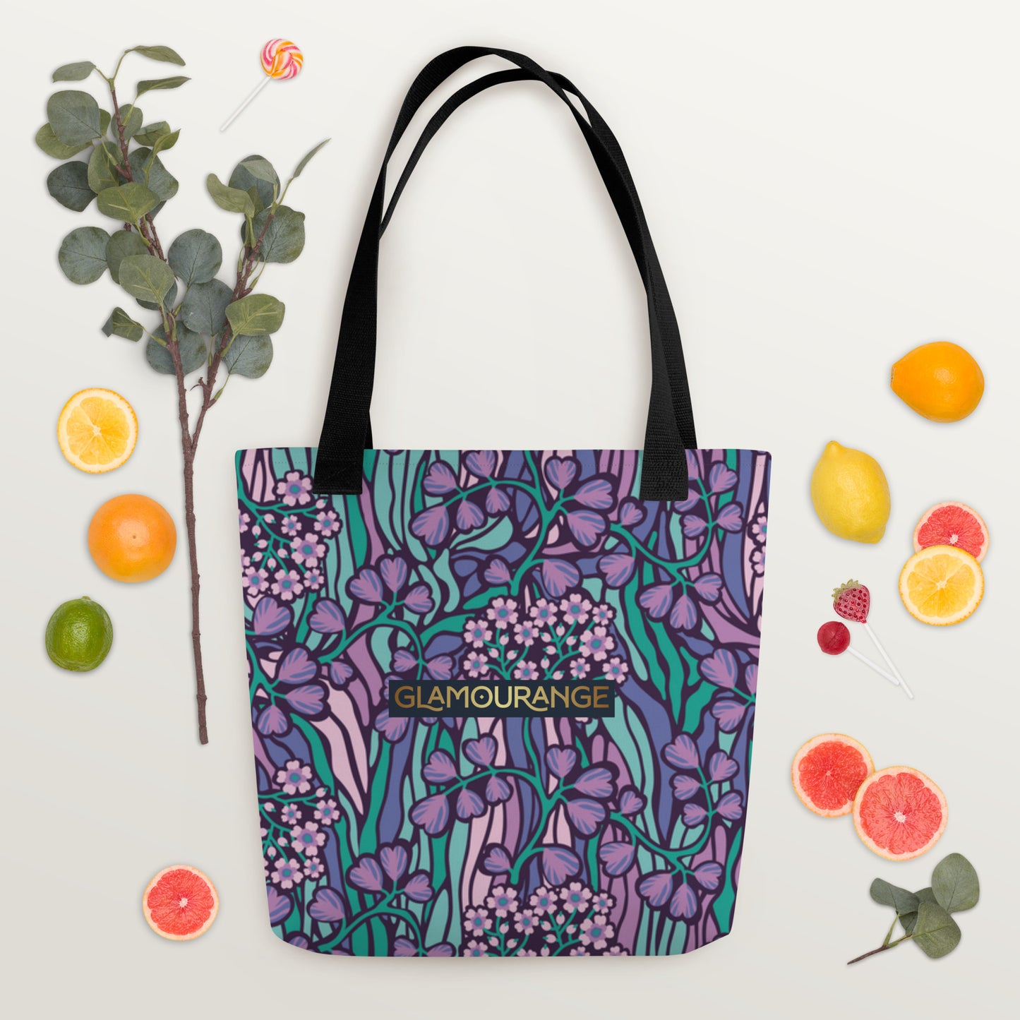 Tote Bag Women Designer (Flower Pattern 0013)