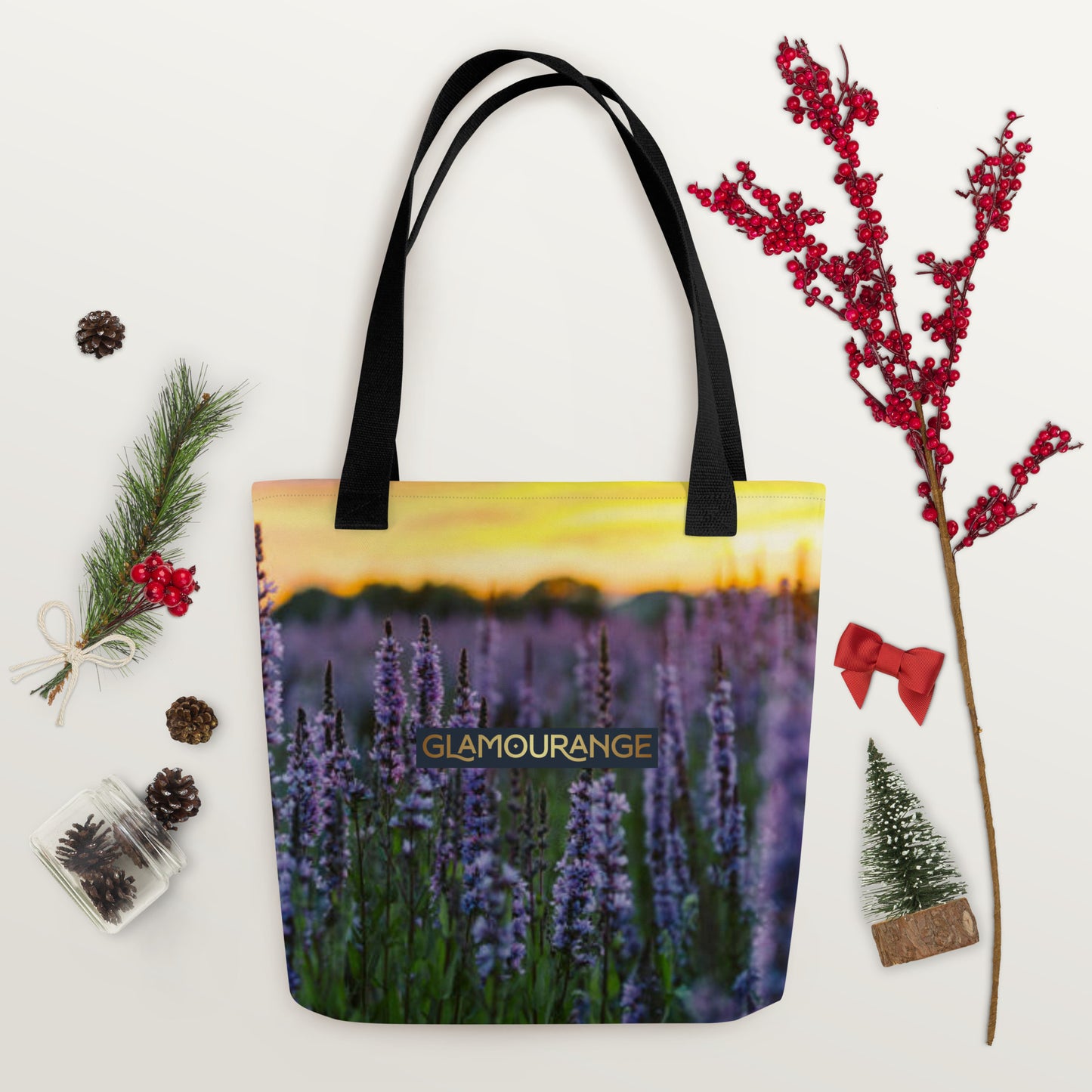 Tote Bag Women Designer (Flower Pattern 0016)