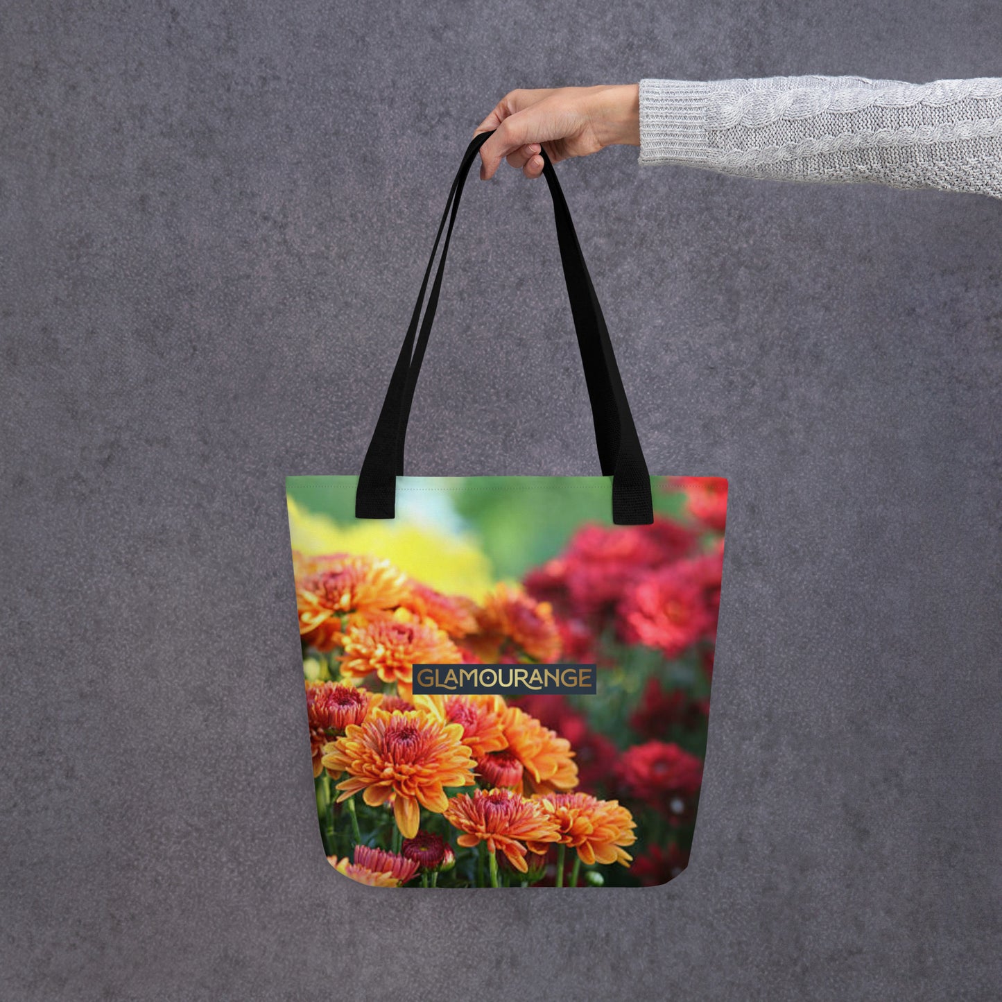 Tote Bag Women Designer (Flower Pattern 0019)