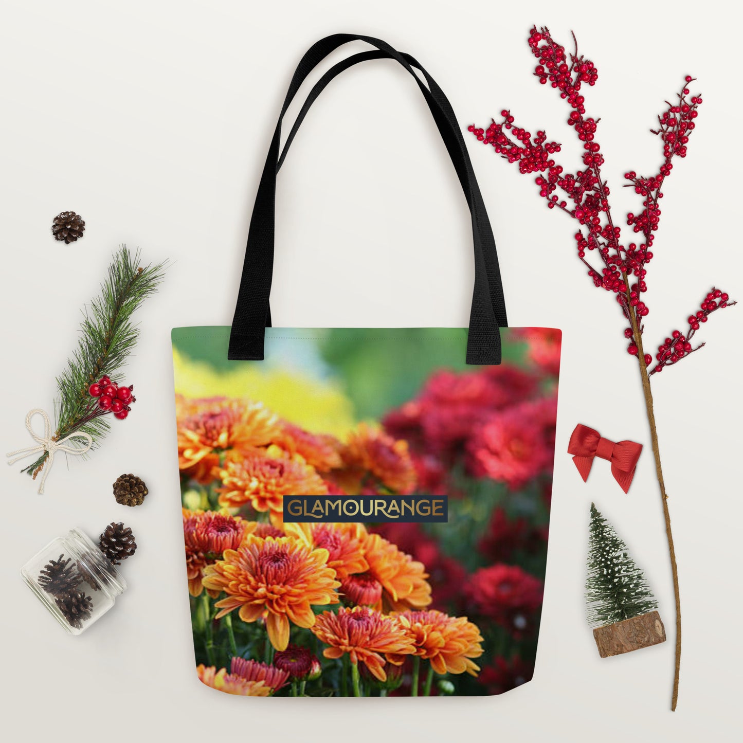 Tote Bag Women Designer (Flower Pattern 0019)