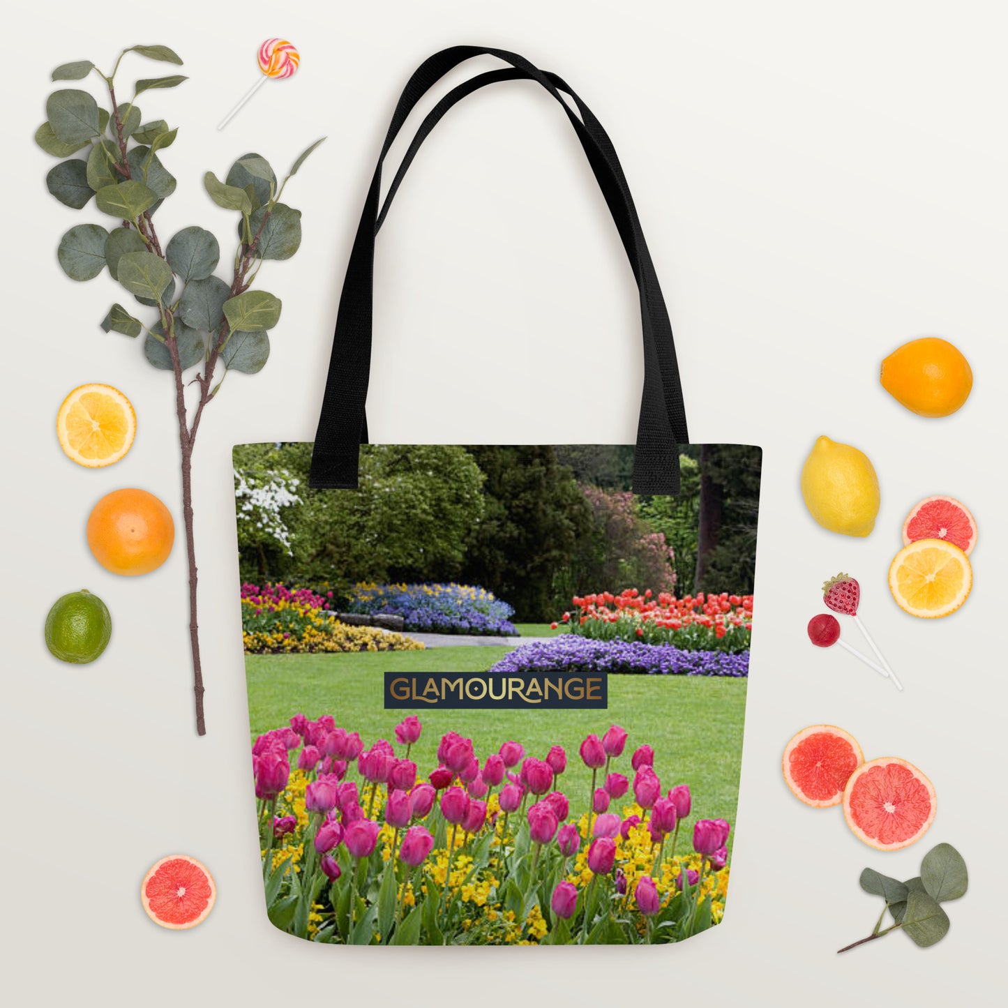 Tote Bag Women Designer (Flower Pattern 0020)