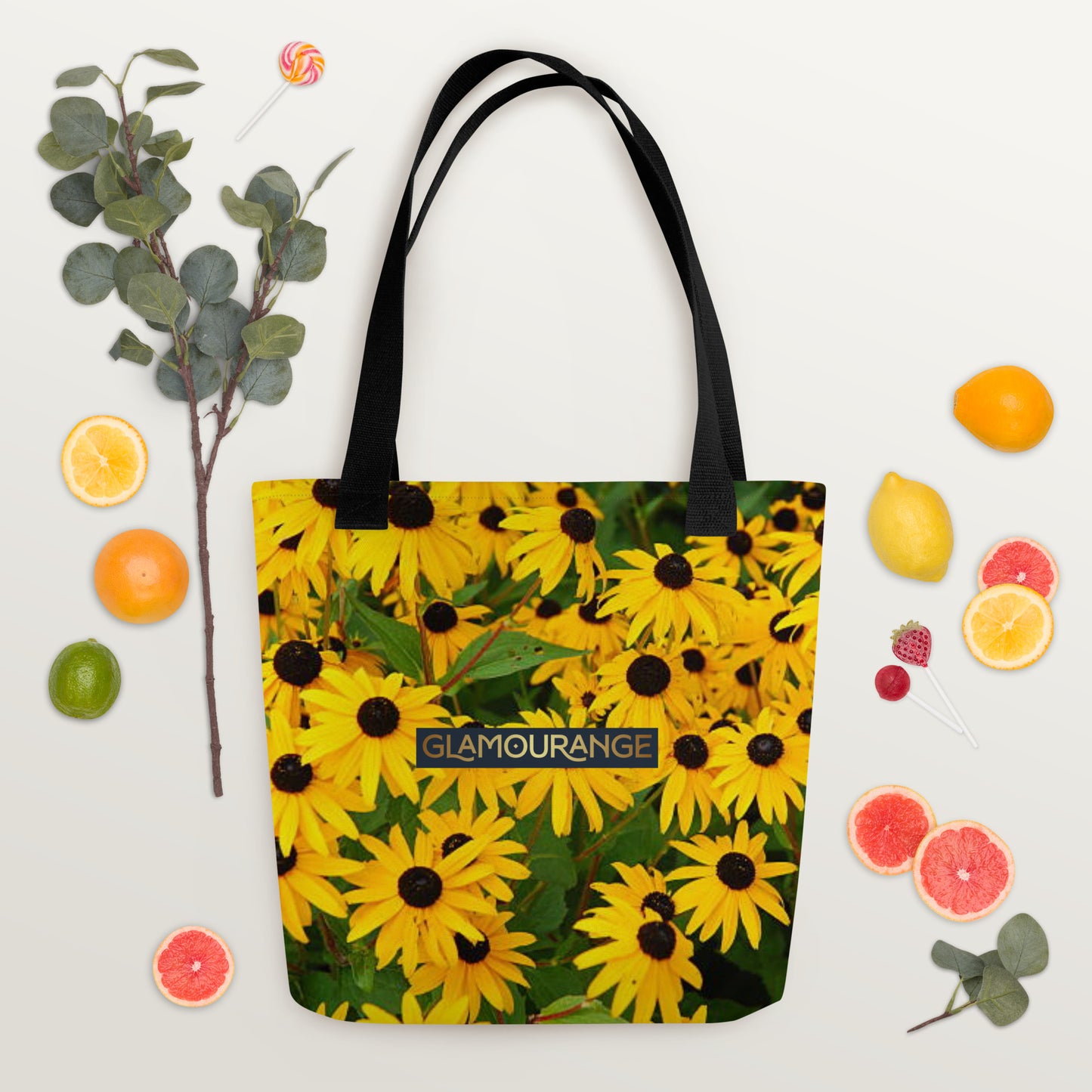 Tote Bag Women Designer (Flower Pattern 0021)