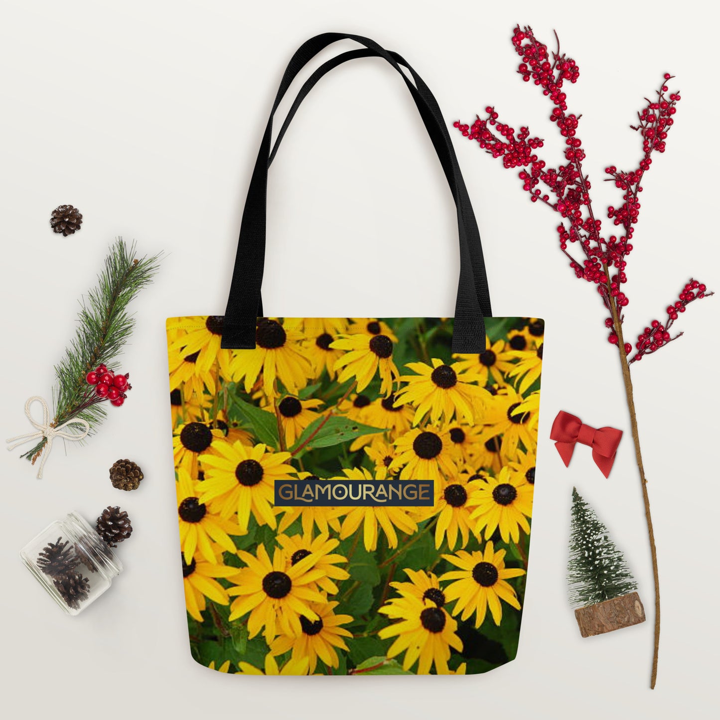 Tote Bag Women Designer (Flower Pattern 0021)