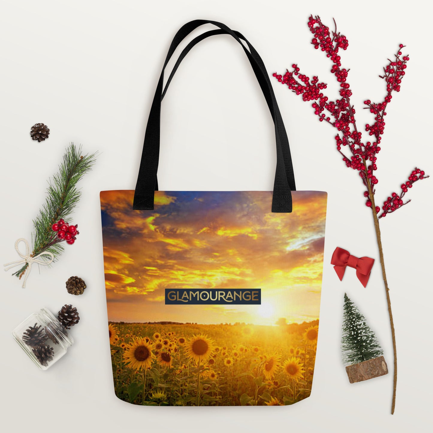 Tote Bag Women Designer (Flower Pattern 0023)