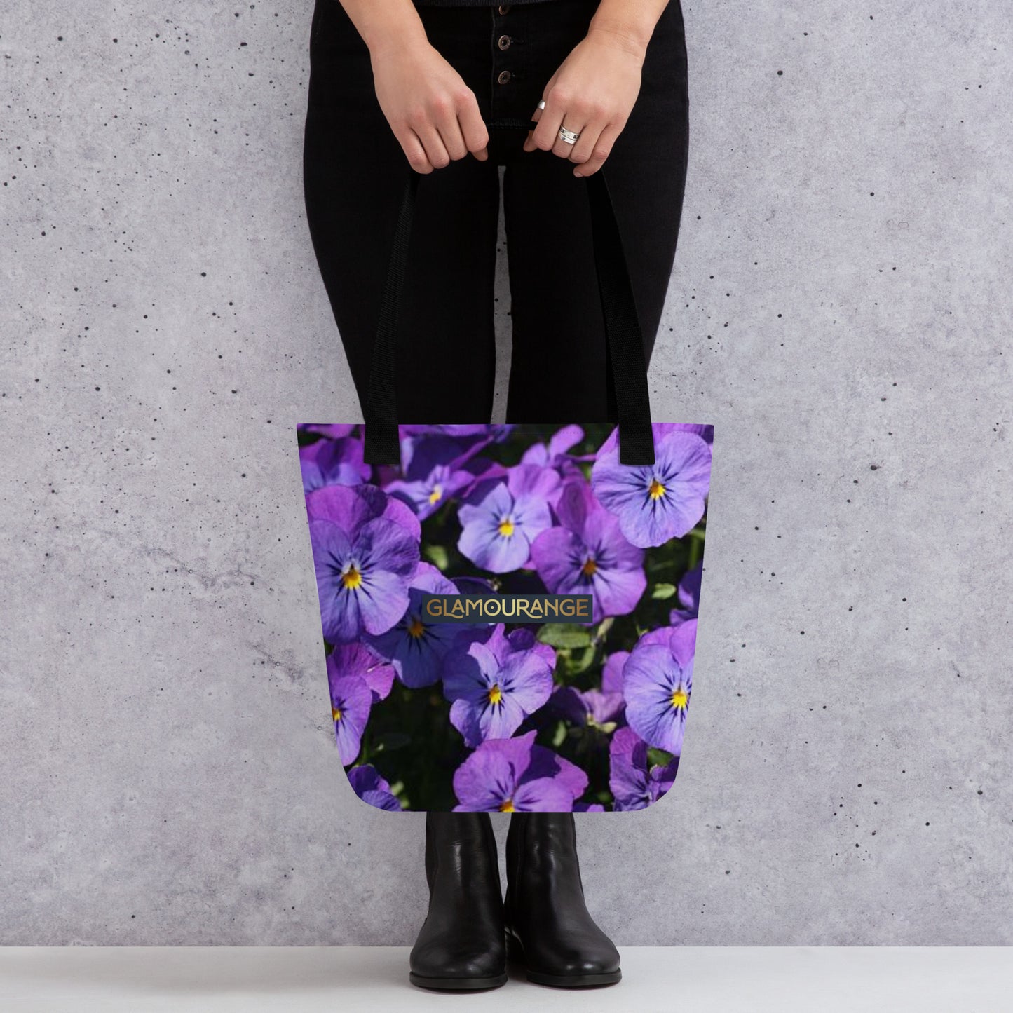 Tote Bag Women Designer (Flower Pattern 0024)