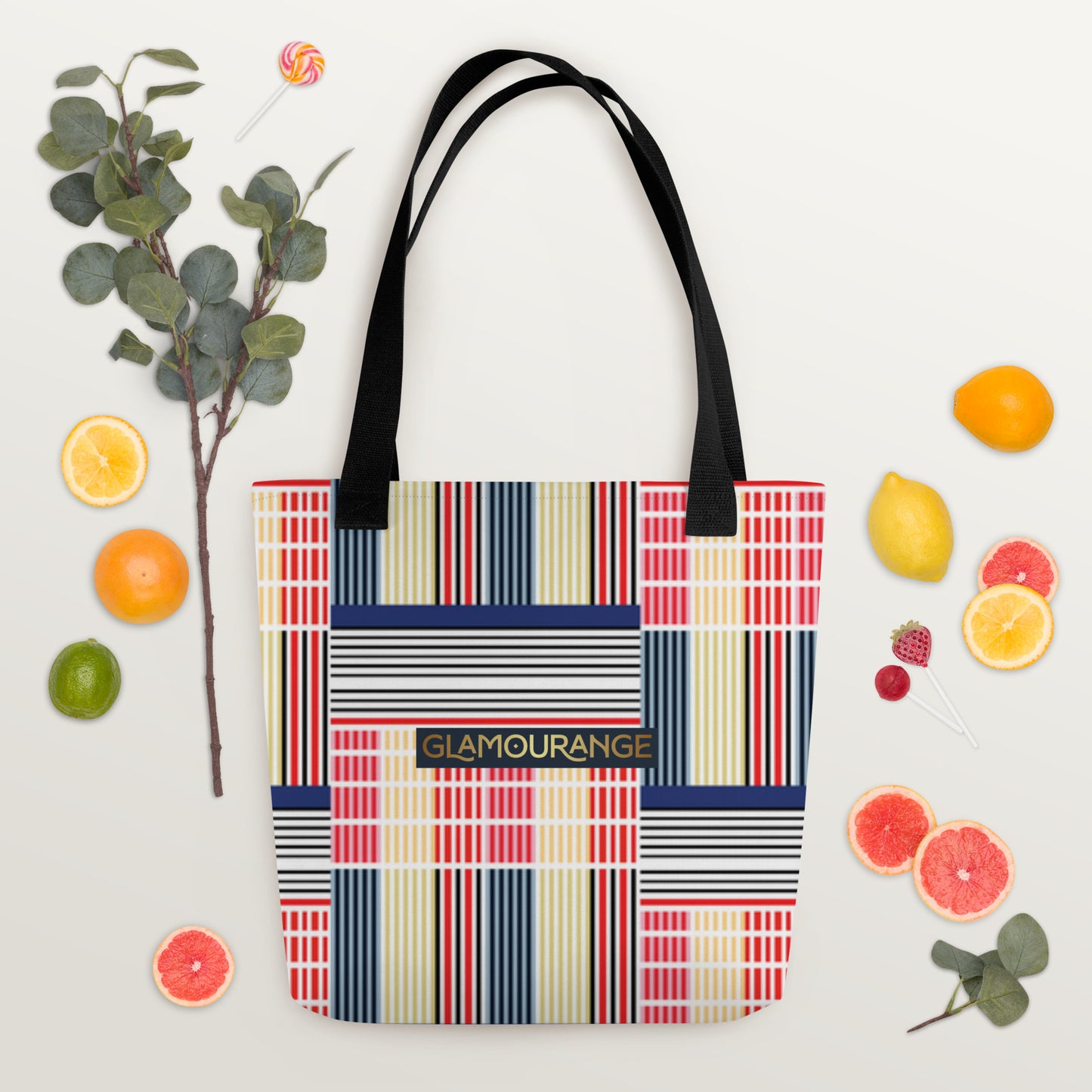 Tote Bag Women Designer (Stripe Bag Pattern 003)