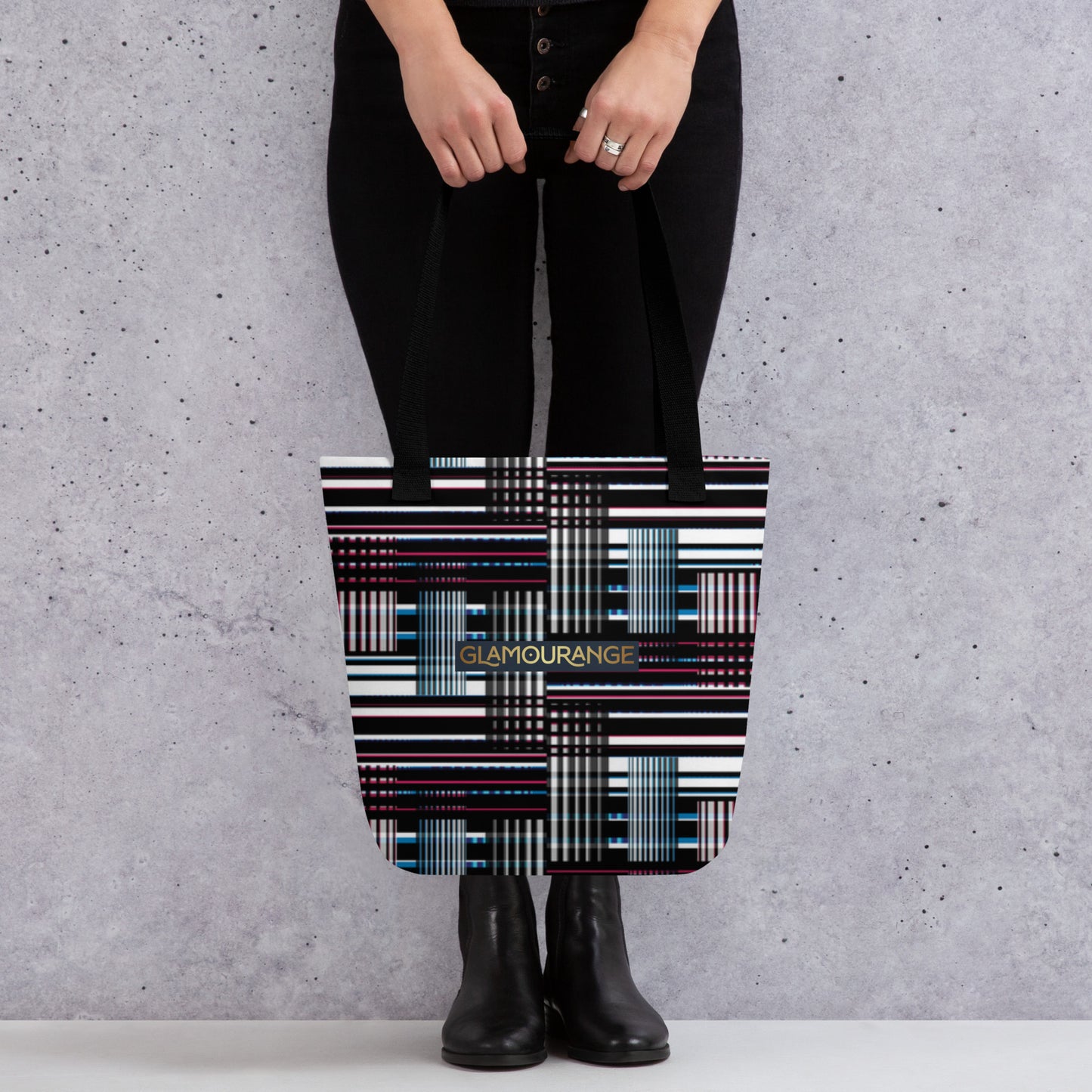 Tote Bag Women Designer (Stripe Bag Pattern 004)