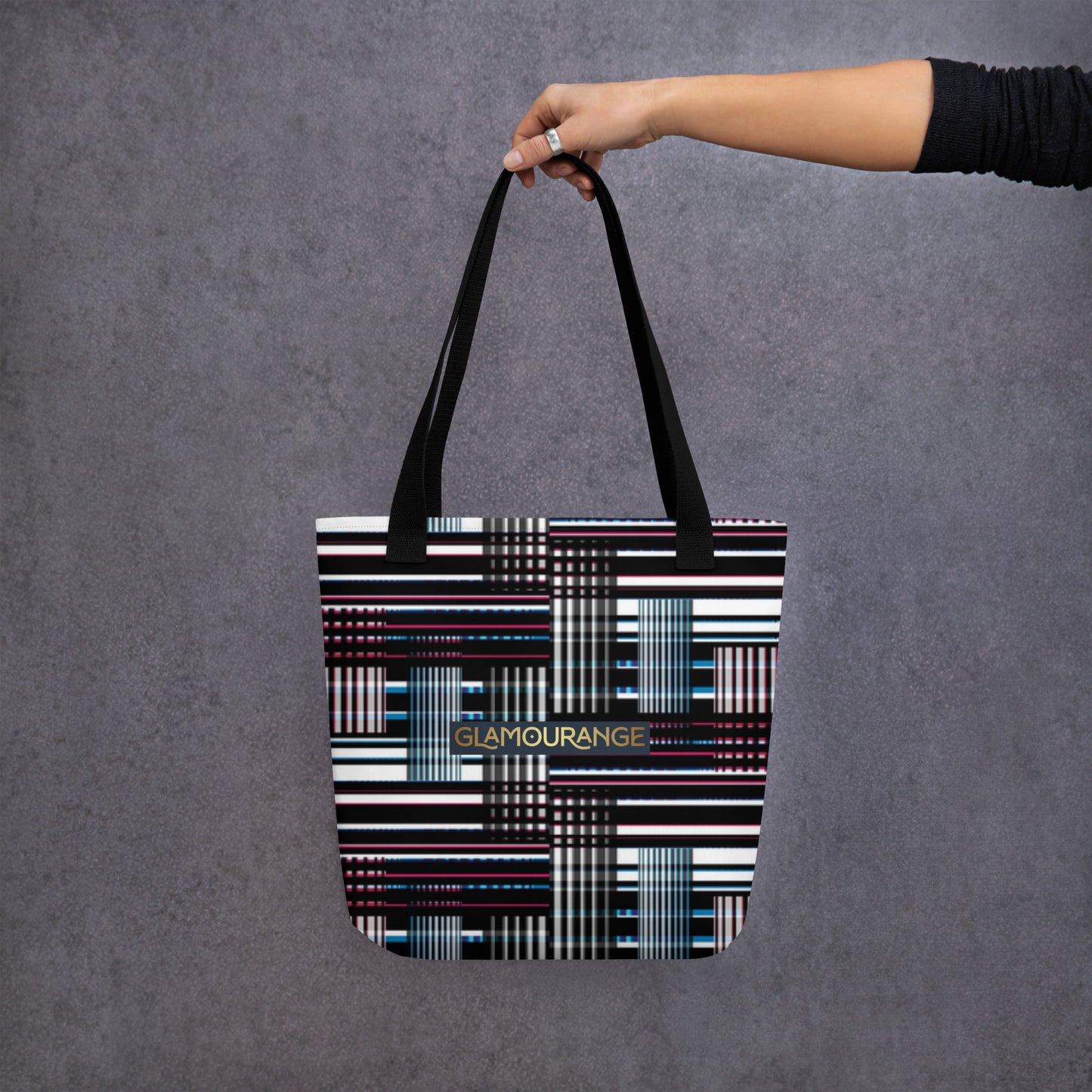 Tote Bag Women Designer (Stripe Bag Pattern 004)