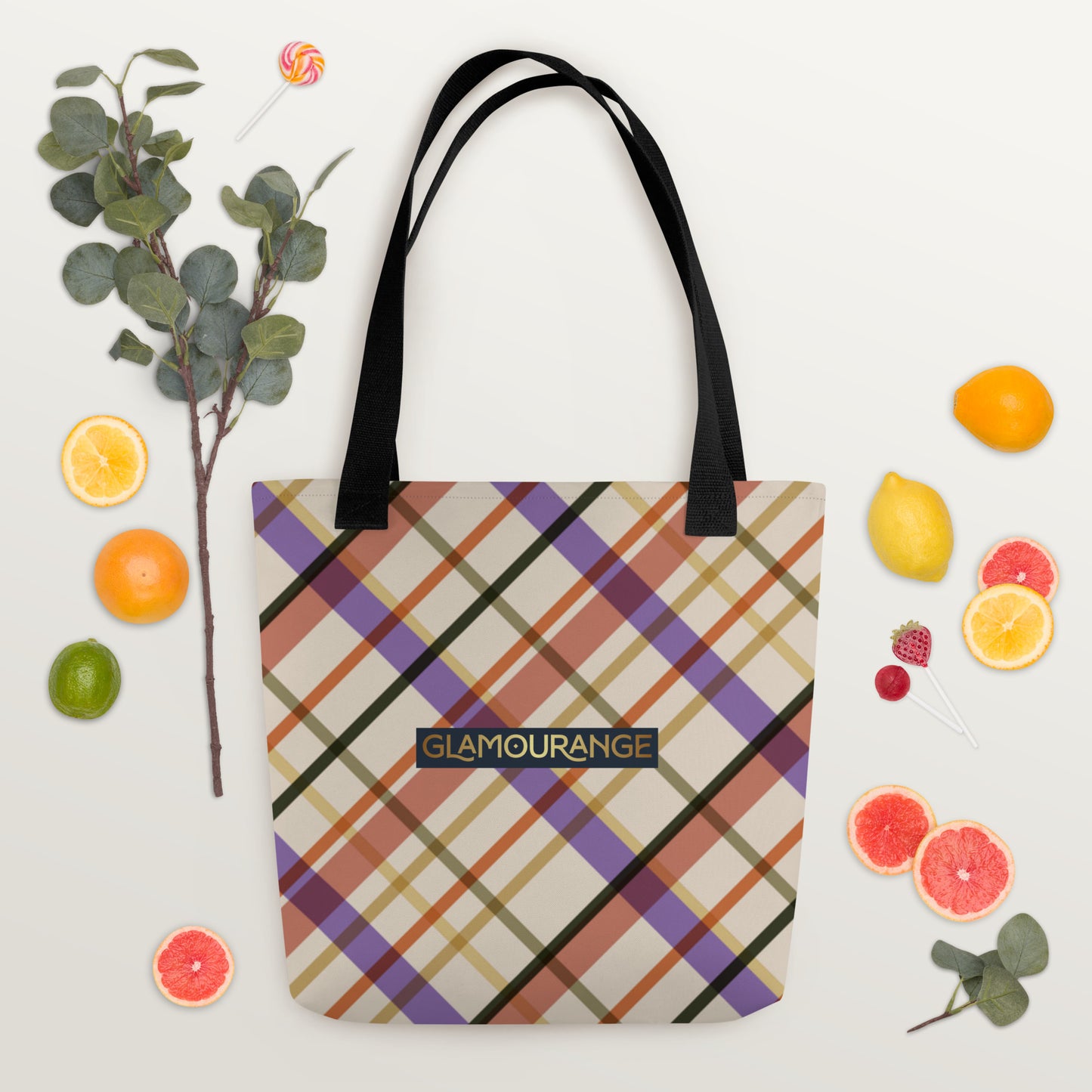 Tote Bag Women Designer (Stripe Bag Pattern 007)