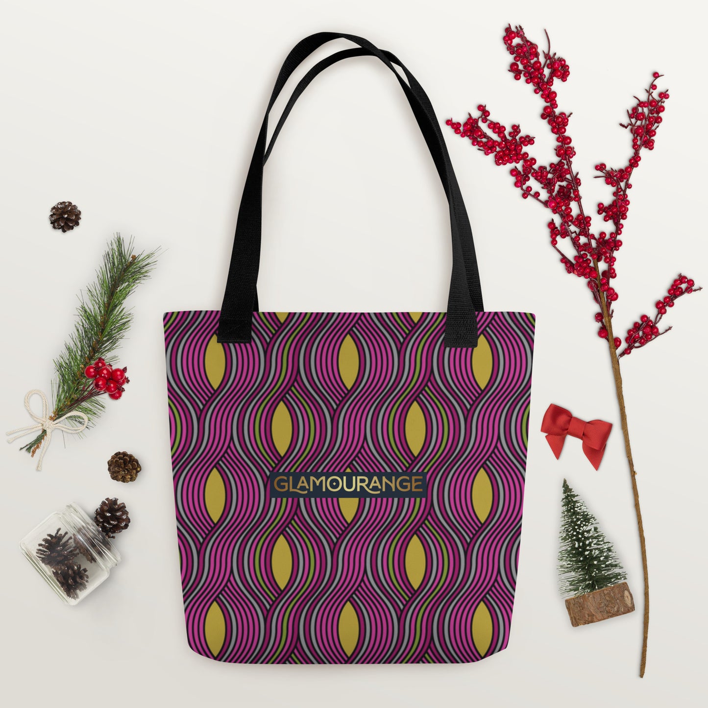 Tote Bag Women Designer (Stripe Bag Pattern 0015)