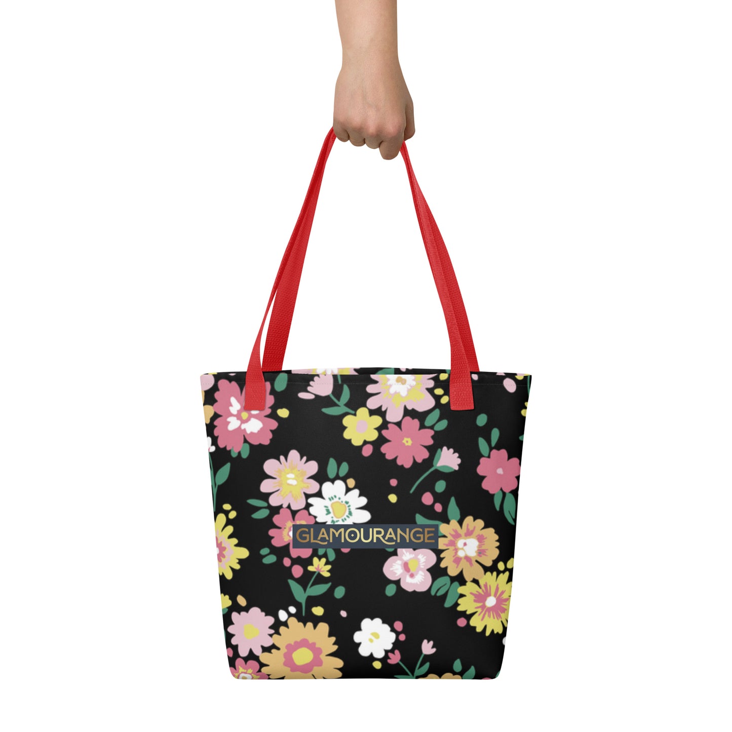 Tote Bag Women Designer (Flower Pattern 003)