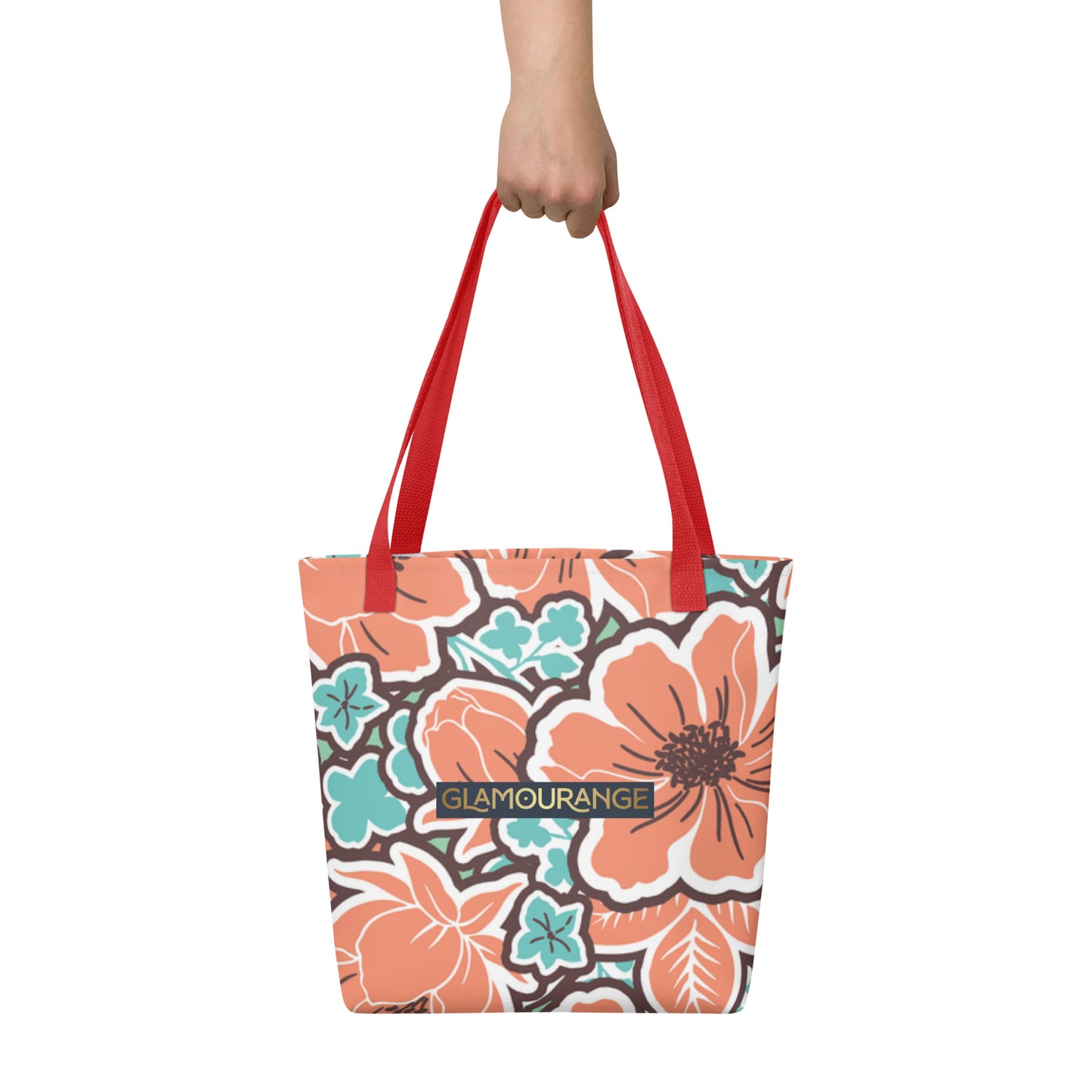 Tote Bag Women Designer (Flower Pattern 007)