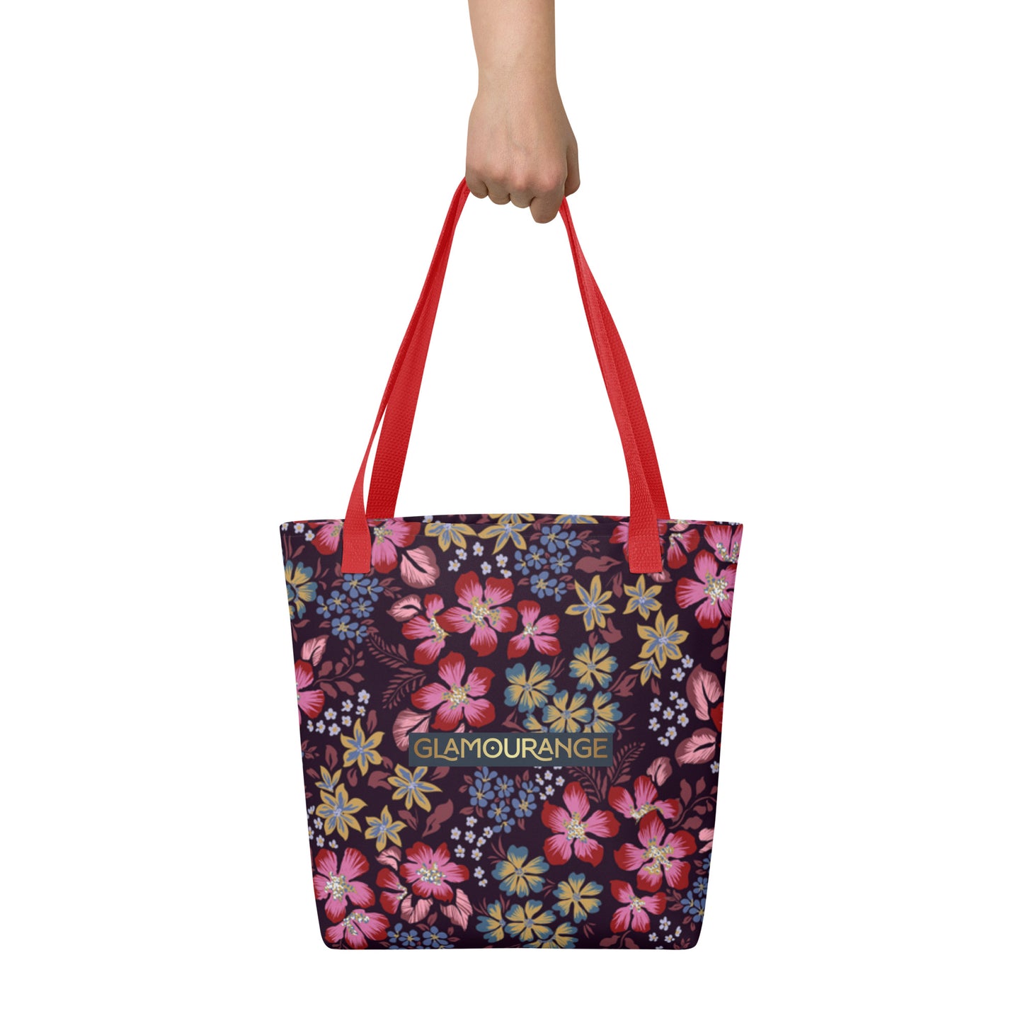 Tote Bag Women Designer (Flower Pattern 0011)