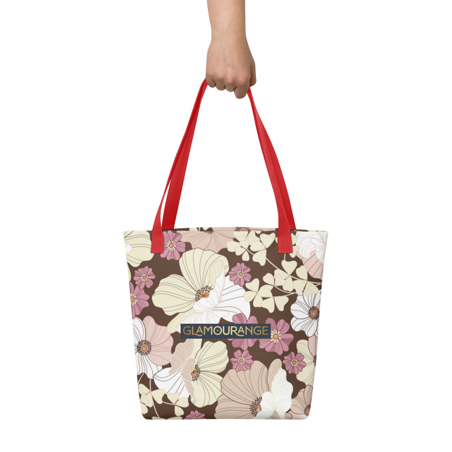 Tote Bag Women Designer (Flower Pattern 0014)