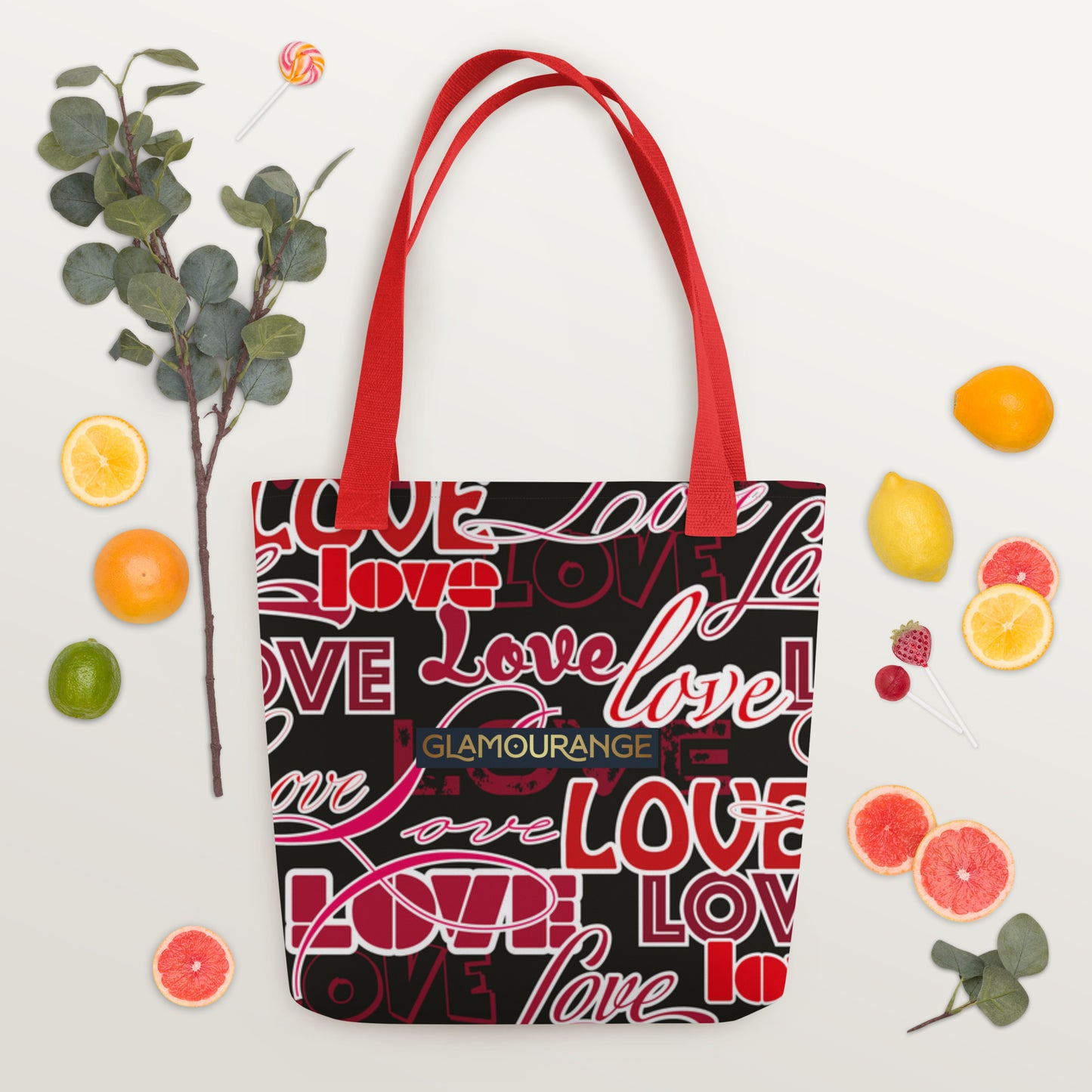 Tote Bag Women Designer (Love Pattern 001)