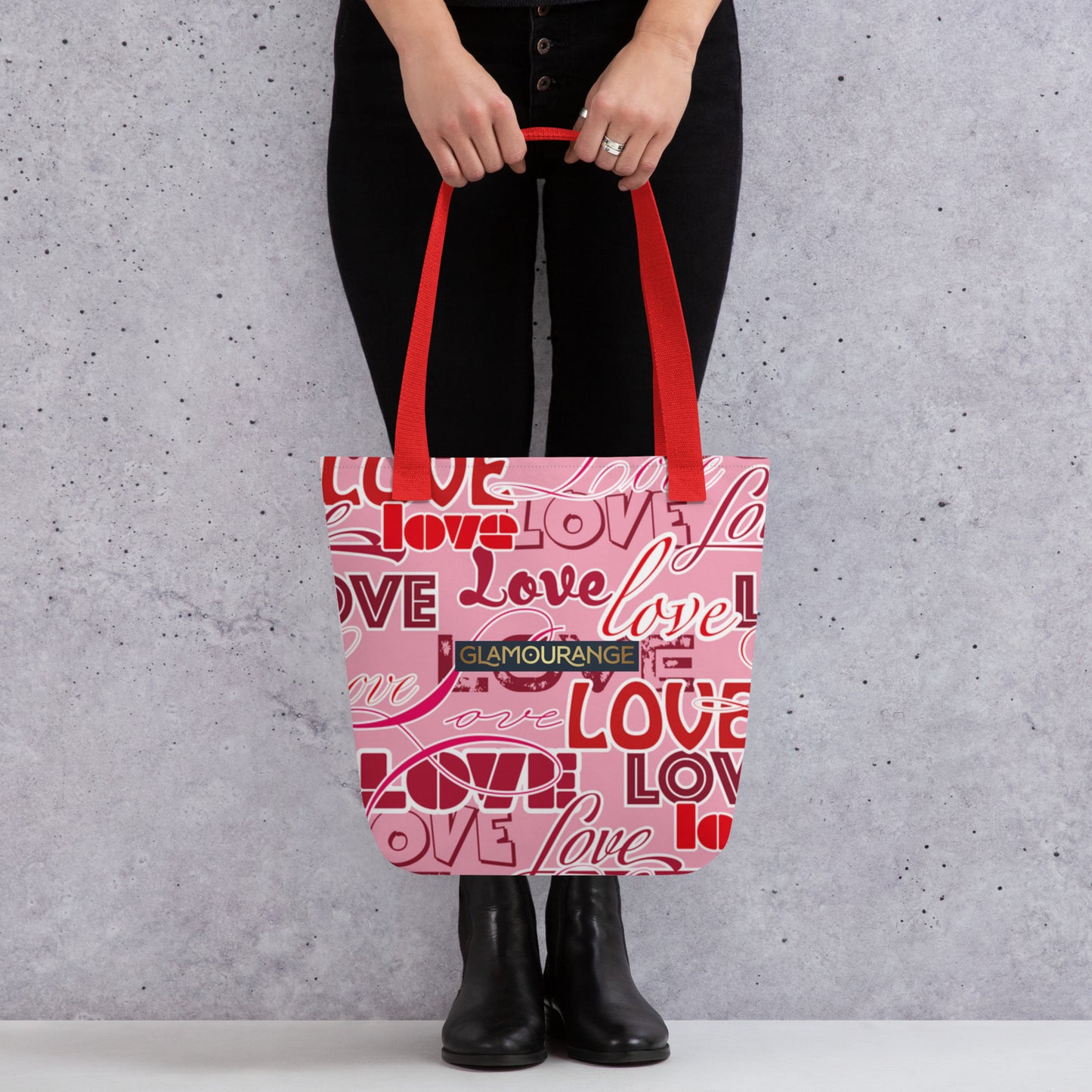 Tote Bag Women Designer (Love Pattern 002)