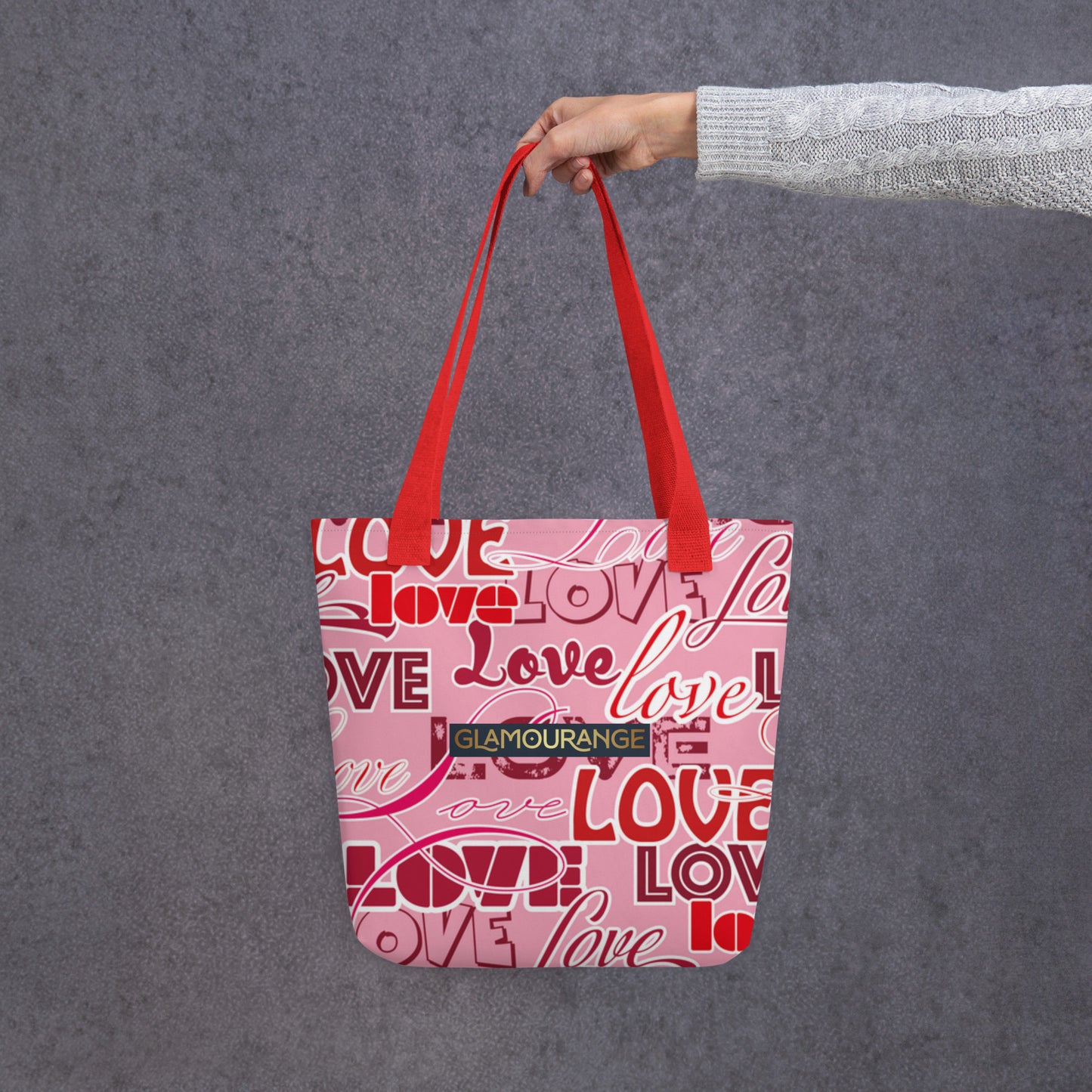 Tote Bag Women Designer (Love Pattern 002)