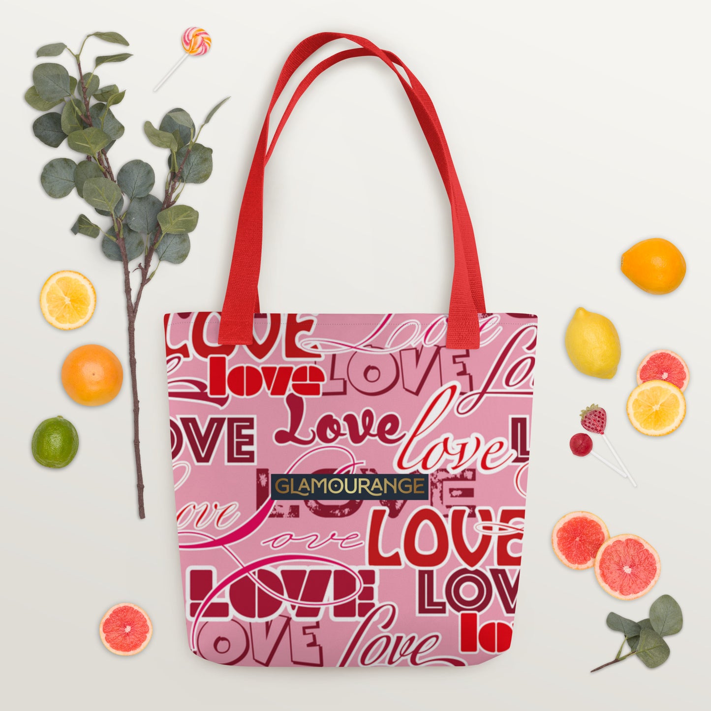 Tote Bag Women Designer (Love Pattern 002)