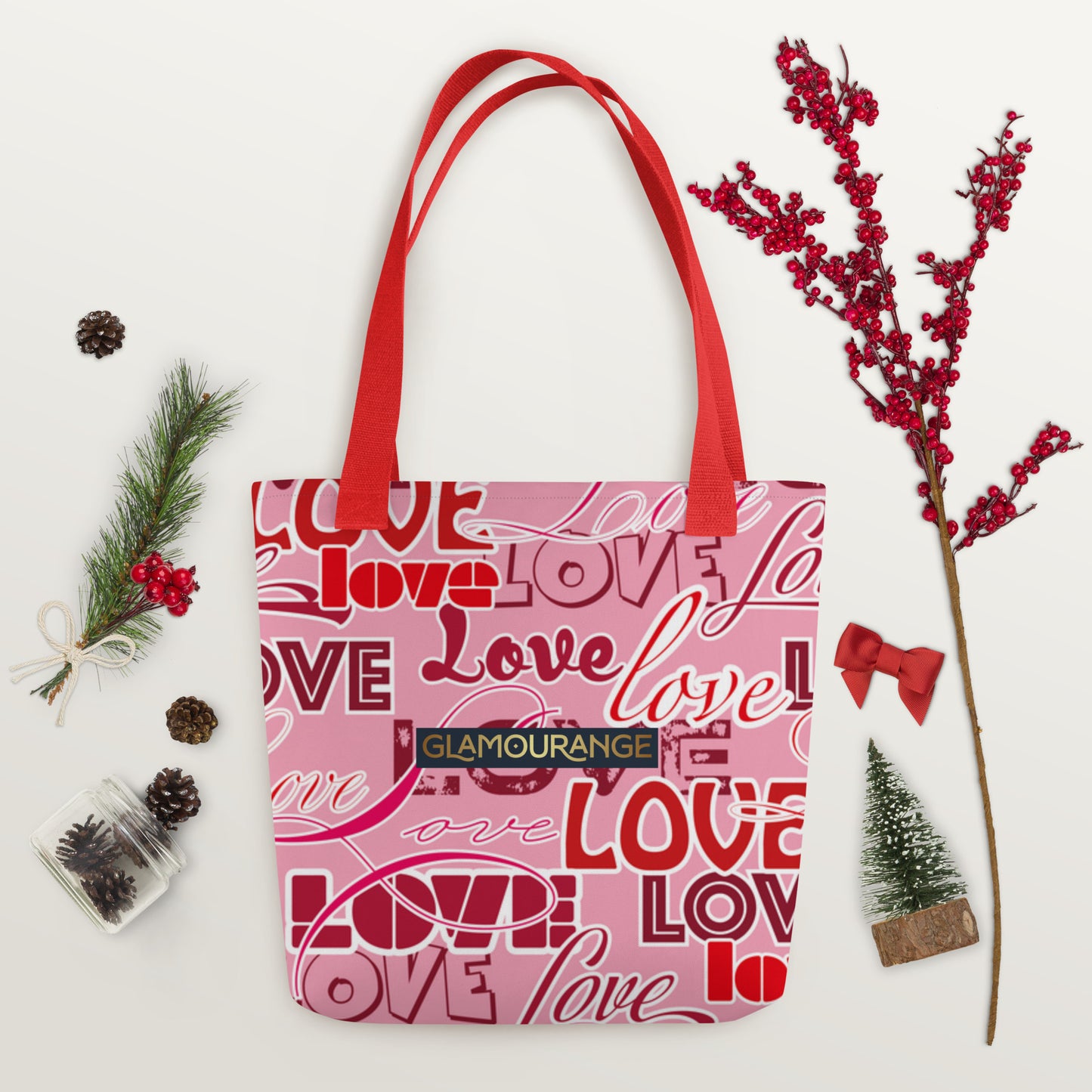 Tote Bag Women Designer (Love Pattern 002)