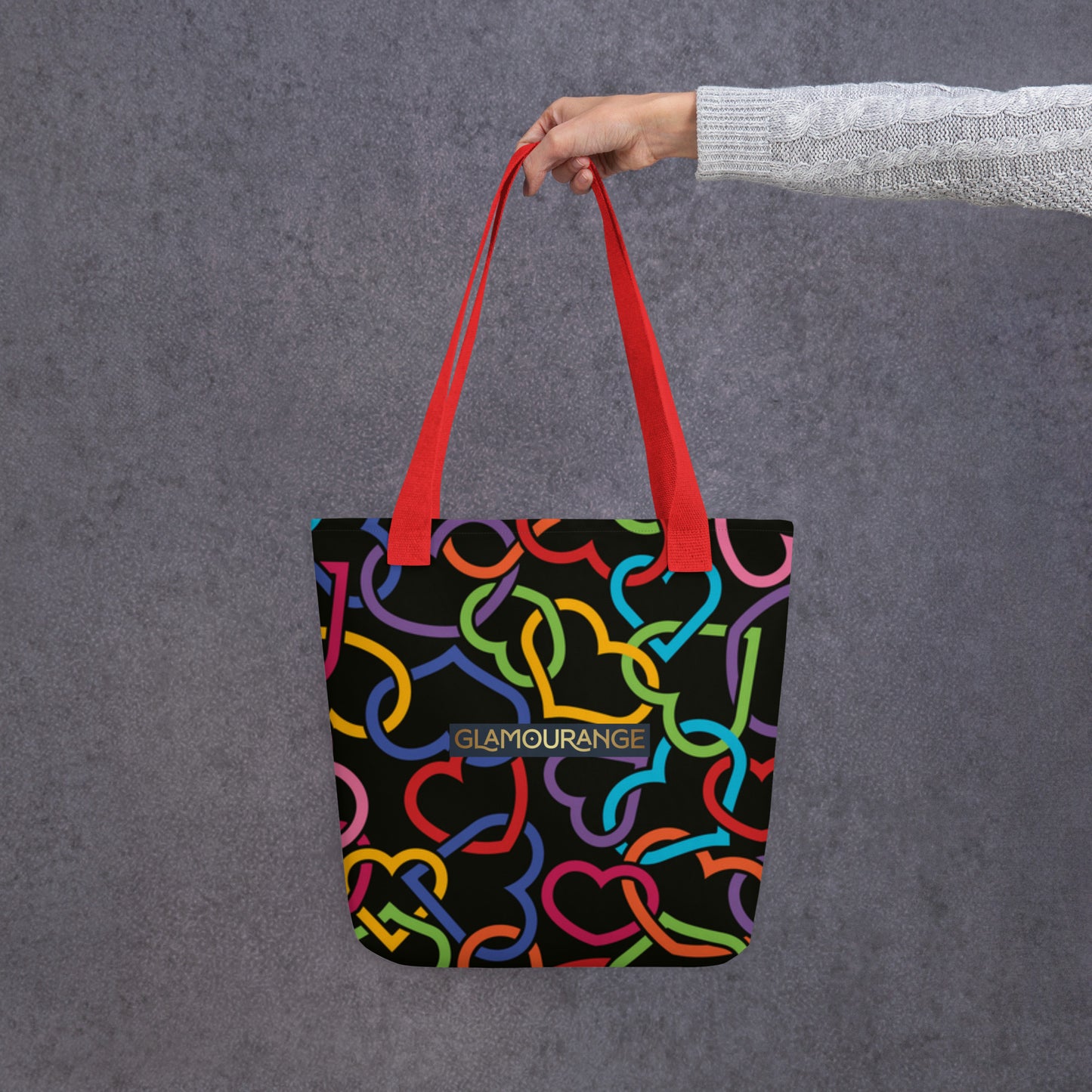 Tote Bag Women Designer (Love Pattern 004)