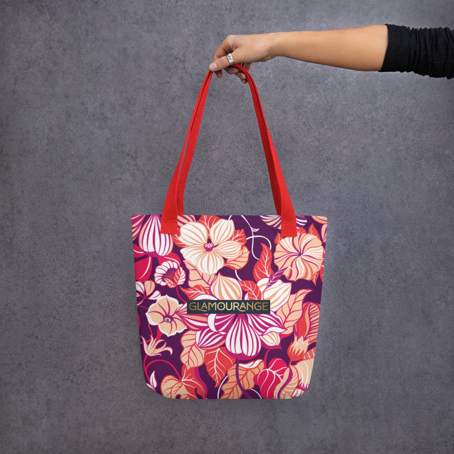 Tote Bag Women Designer (Flower Pattern 001)