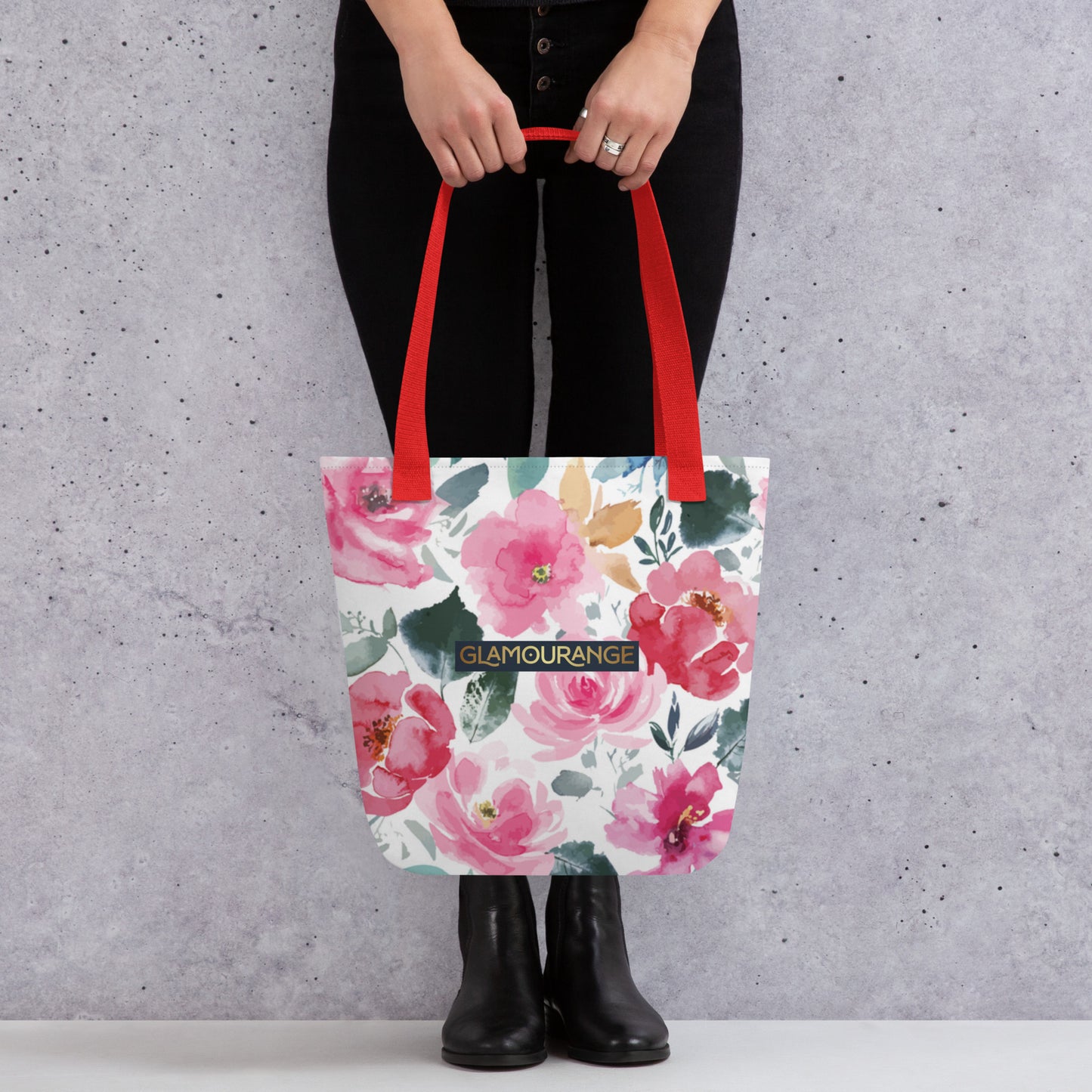 Tote Bag Women Designer (Flower Pattern 002)