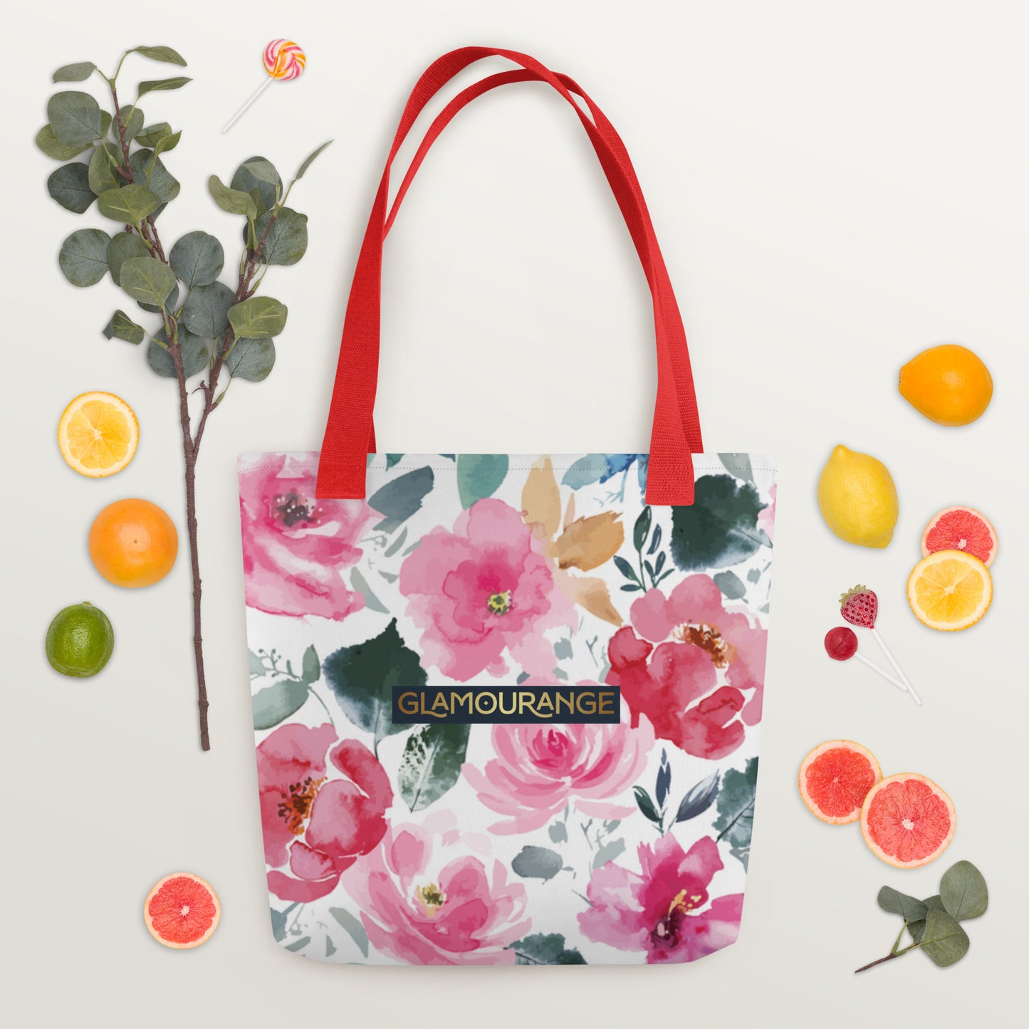 Tote Bag Women Designer (Flower Pattern 002)