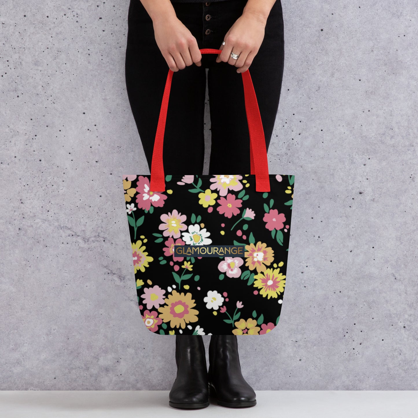 Tote Bag Women Designer (Flower Pattern 003)