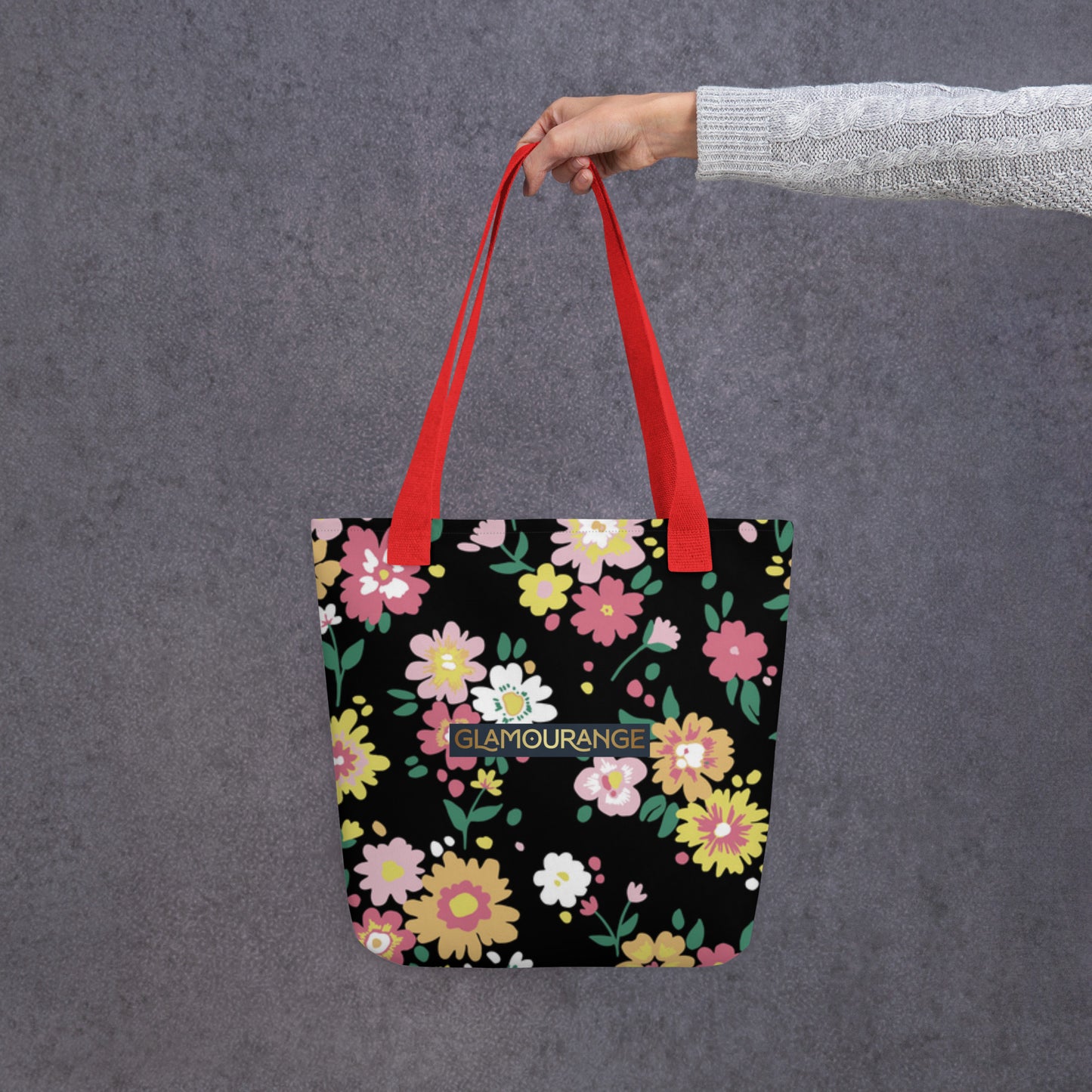 Tote Bag Women Designer (Flower Pattern 003)