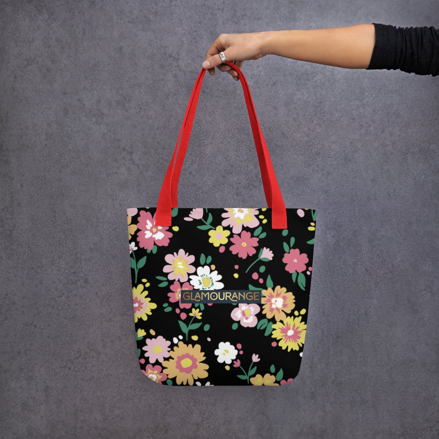 Tote Bag Women Designer (Flower Pattern 003)