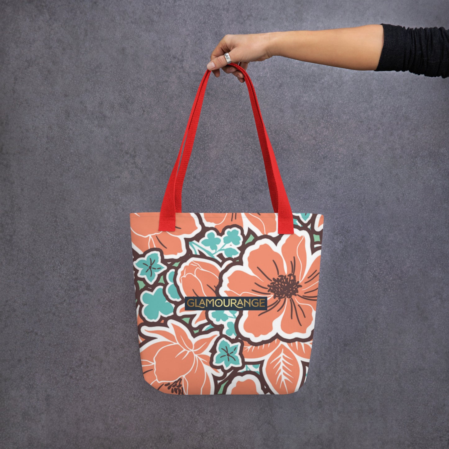 Tote Bag Women Designer (Flower Pattern 007)