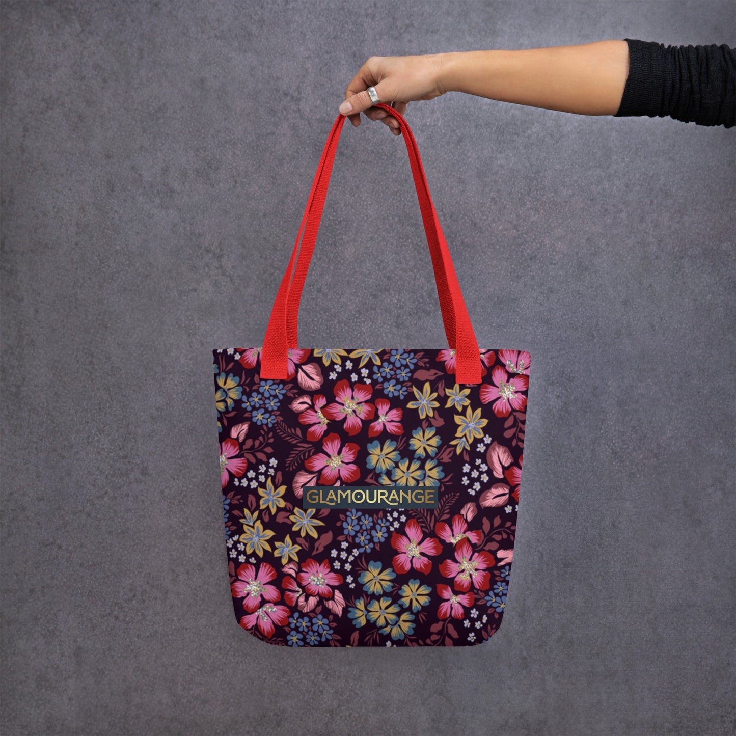 Tote Bag Women Designer (Flower Pattern 0011)