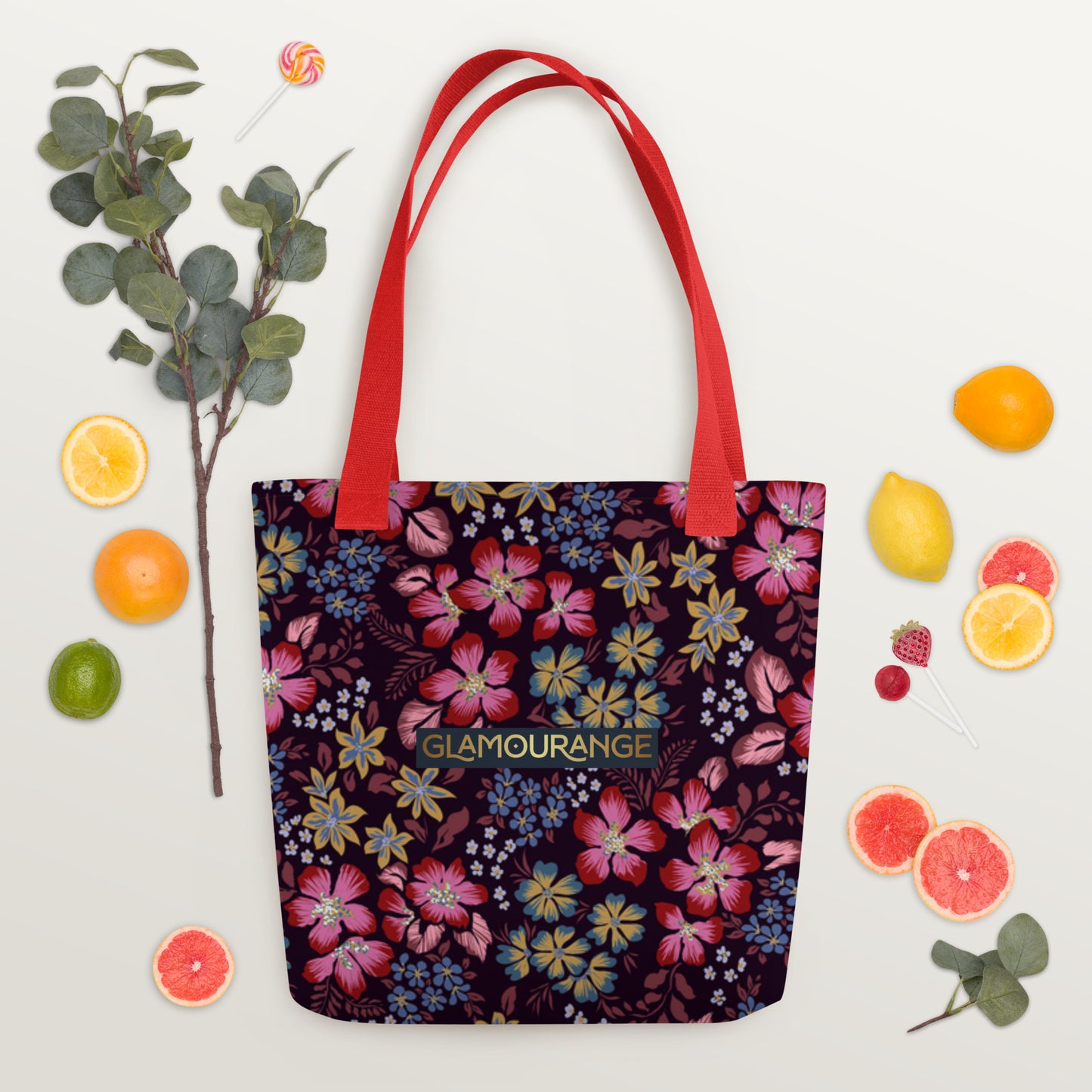 Tote Bag Women Designer (Flower Pattern 0011)