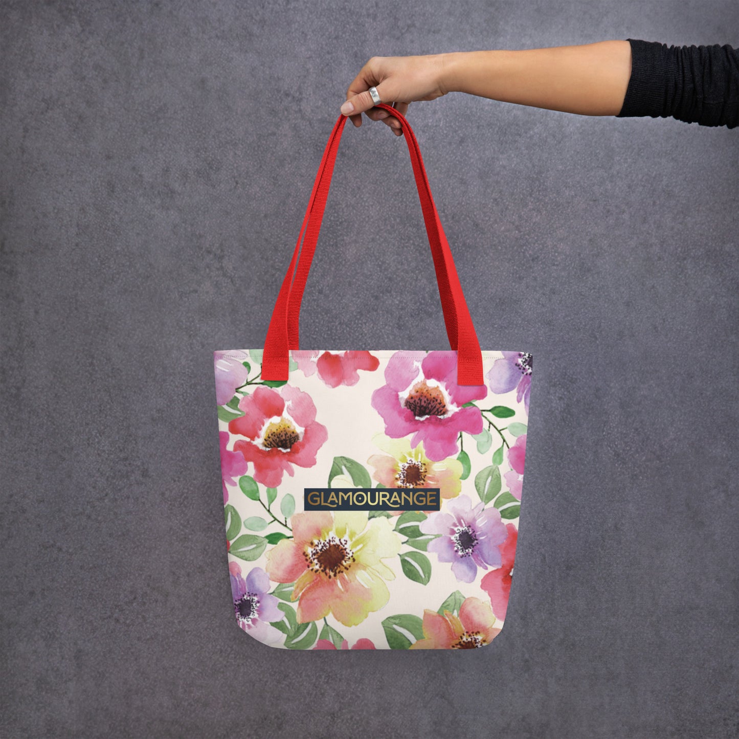 Tote Bag Women Designer (Flower Pattern 0012)