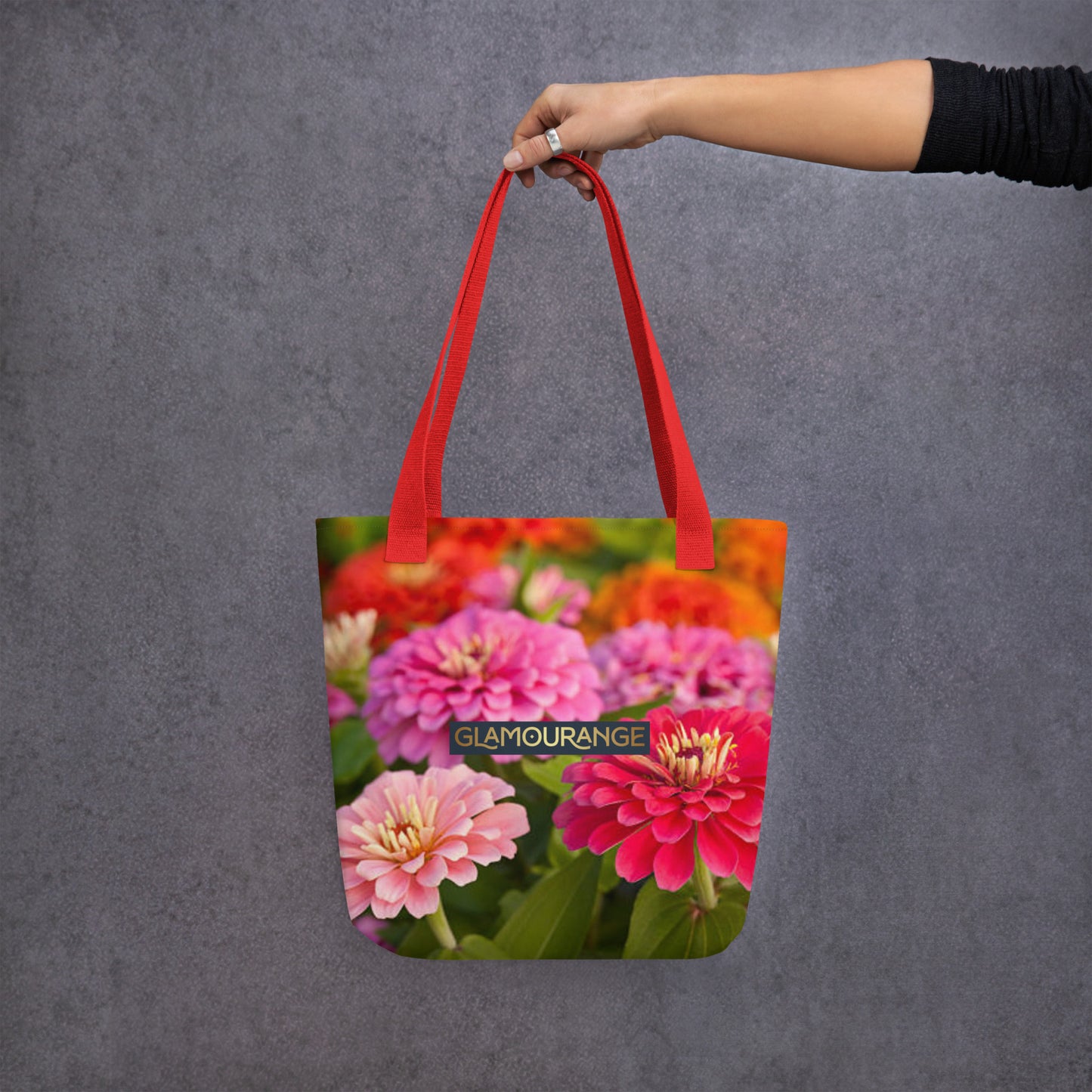 Tote Bag Women Designer (Flower Pattern 0015)