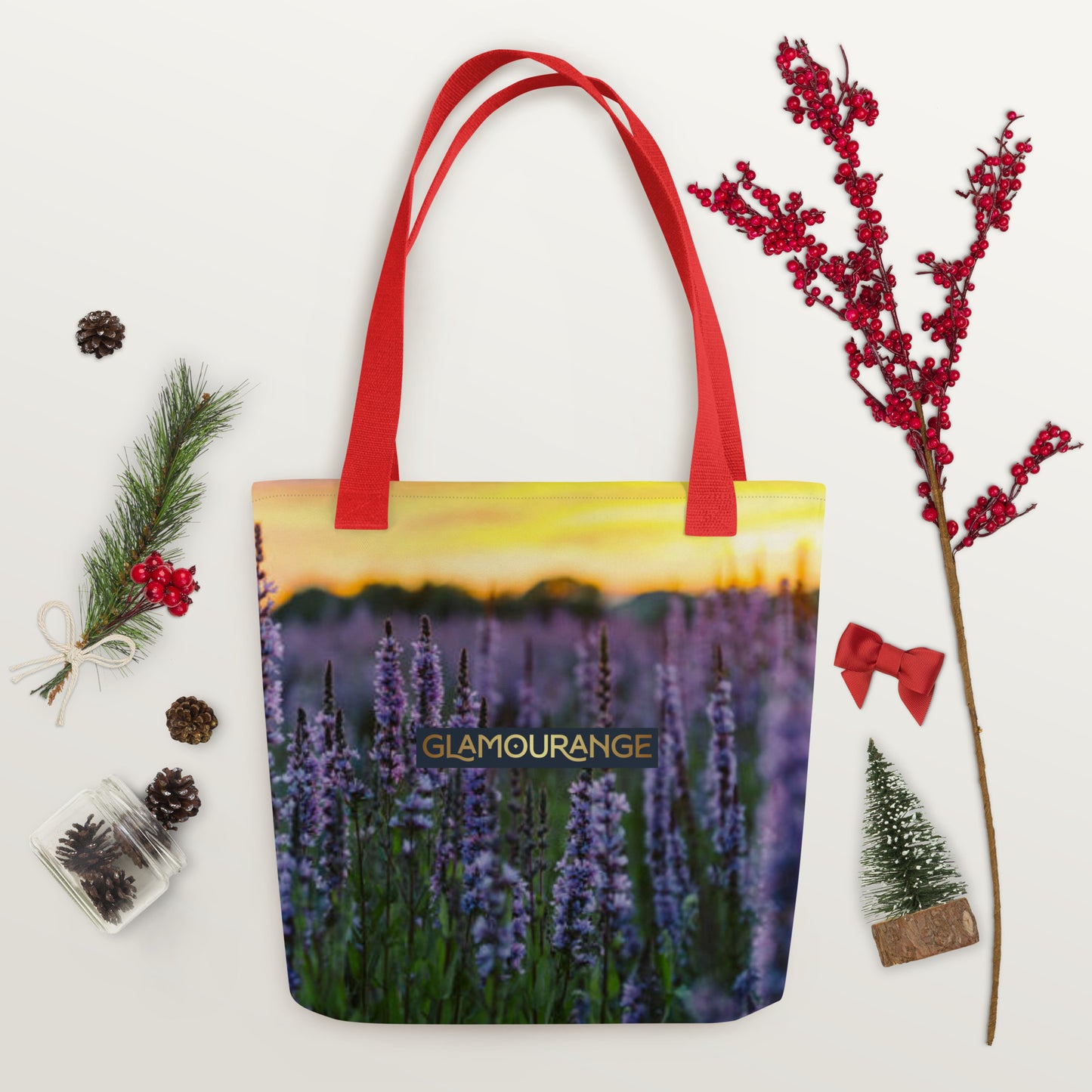 Tote Bag Women Designer (Flower Pattern 0016)