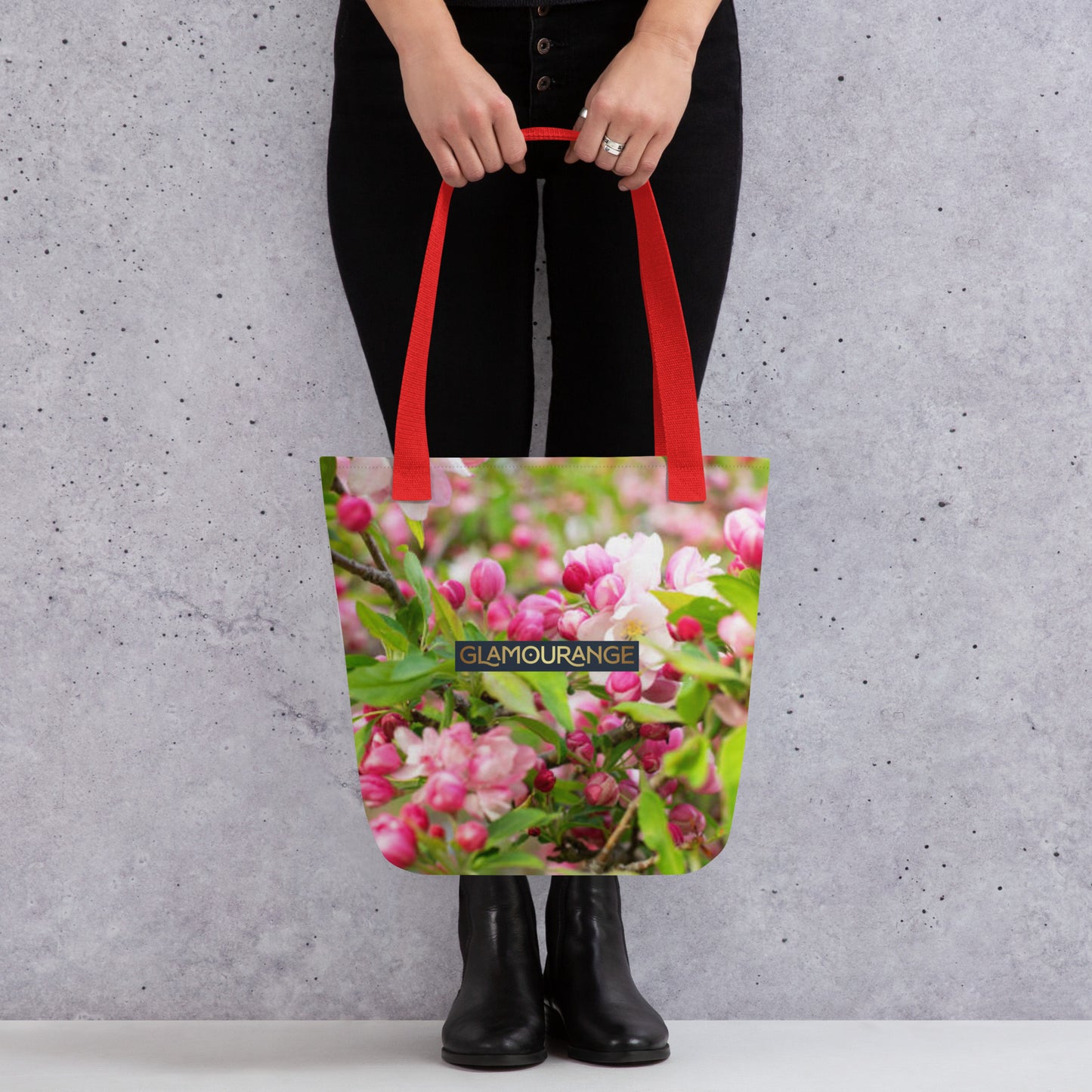 Tote Bag Women Designer (Flower Pattern 0017)