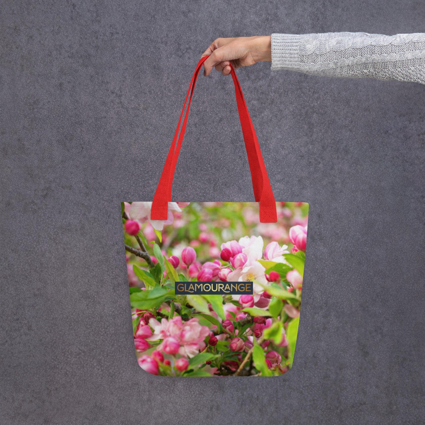 Tote Bag Women Designer (Flower Pattern 0017)