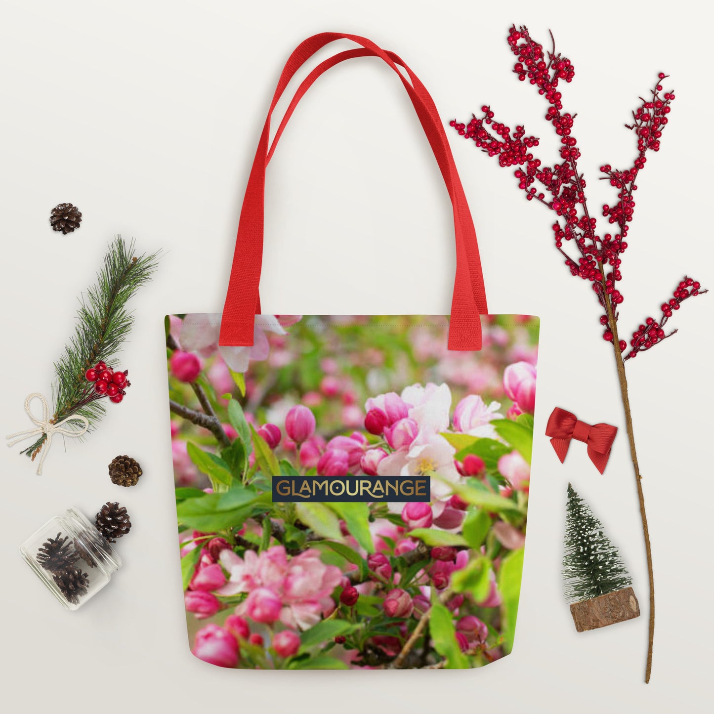 Tote Bag Women Designer (Flower Pattern 0017)